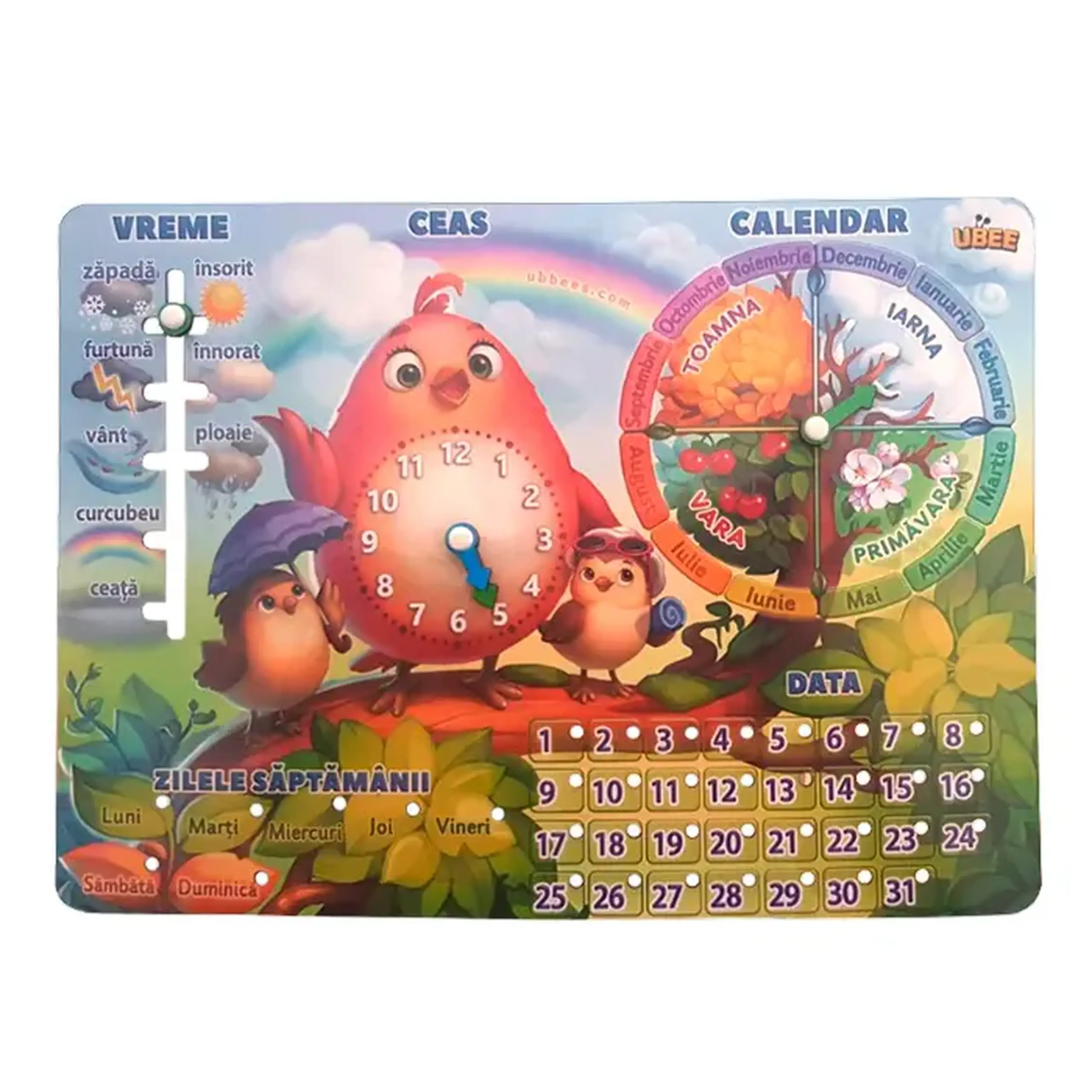 Calendar din lemn ПСФ029