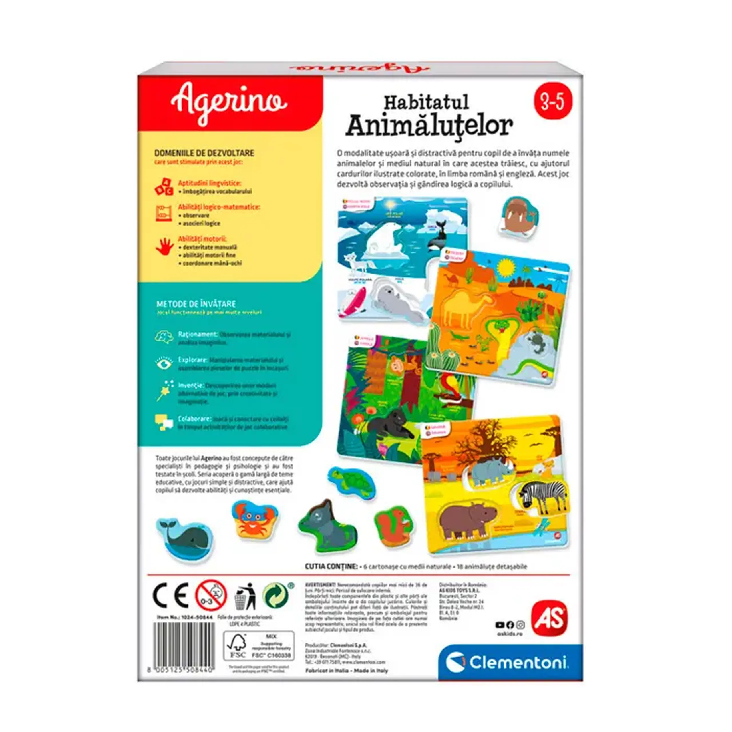 Joc educativ «Habitatul Animalutelor»(RO), 50844