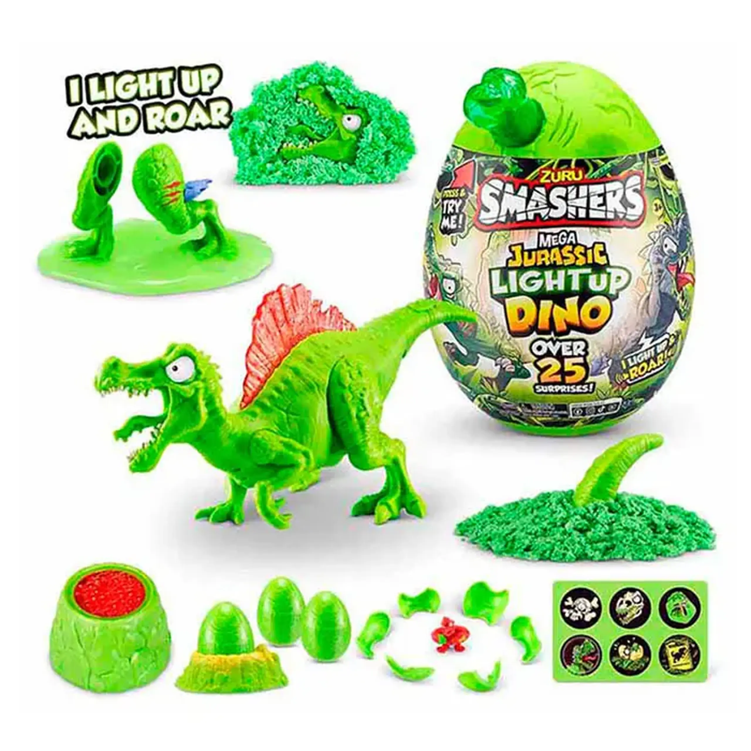 Ou-surpriza "Smachers" Jurassic Light-Up Dino "big" 74108