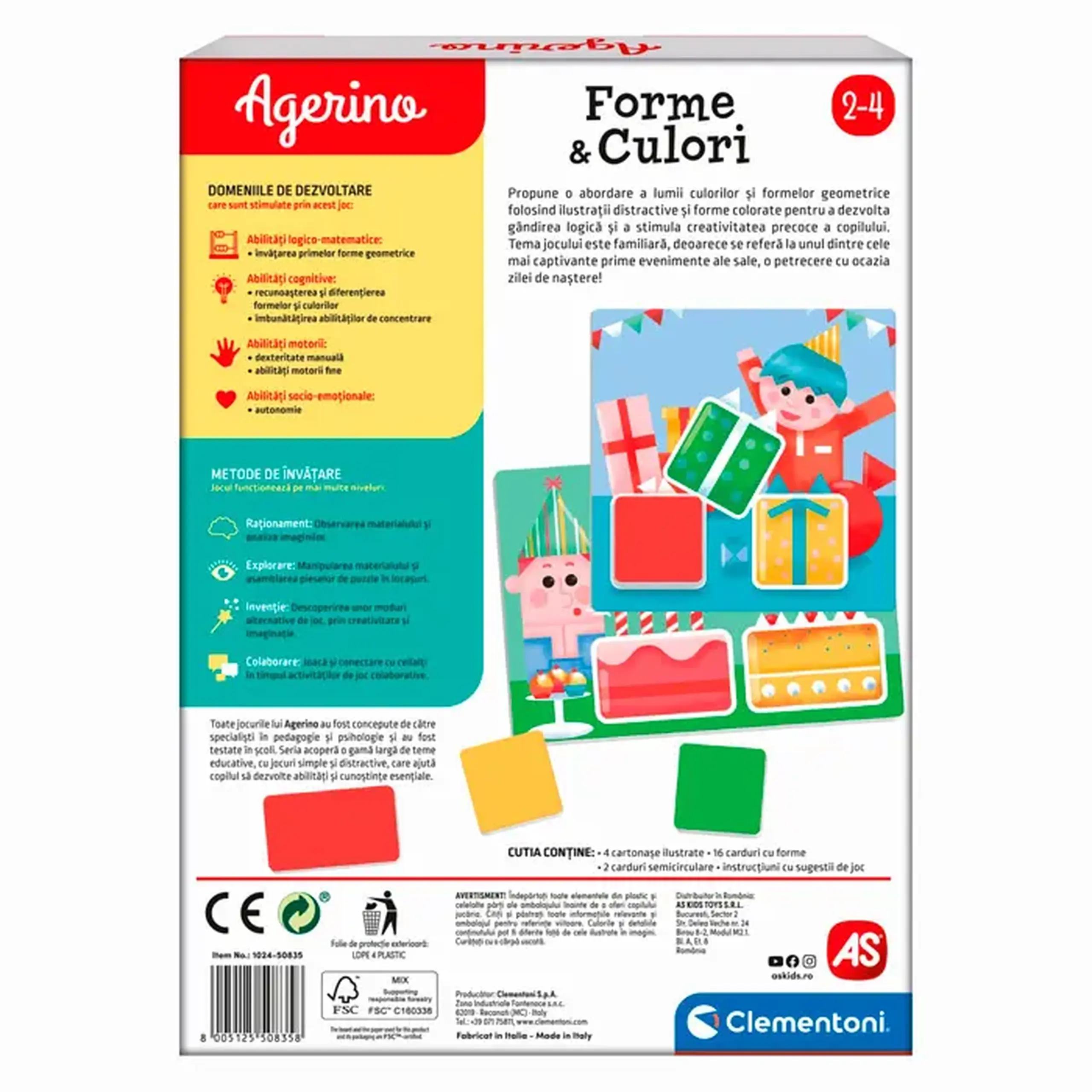 Joc educativ "Forme si Culorir" (RO), 50835