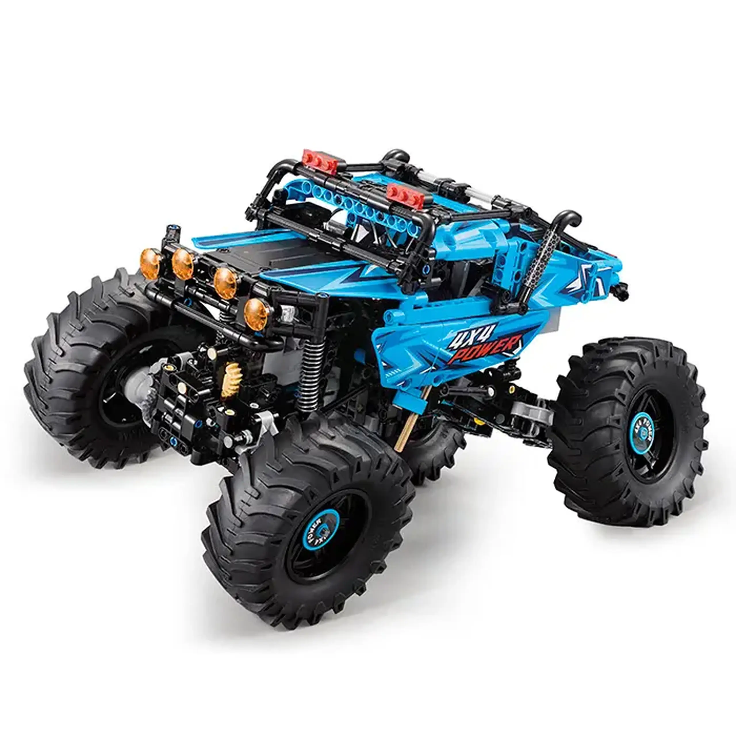 Constructor cu R/C "4x4 Power Monster Truck" CaDa C61008W