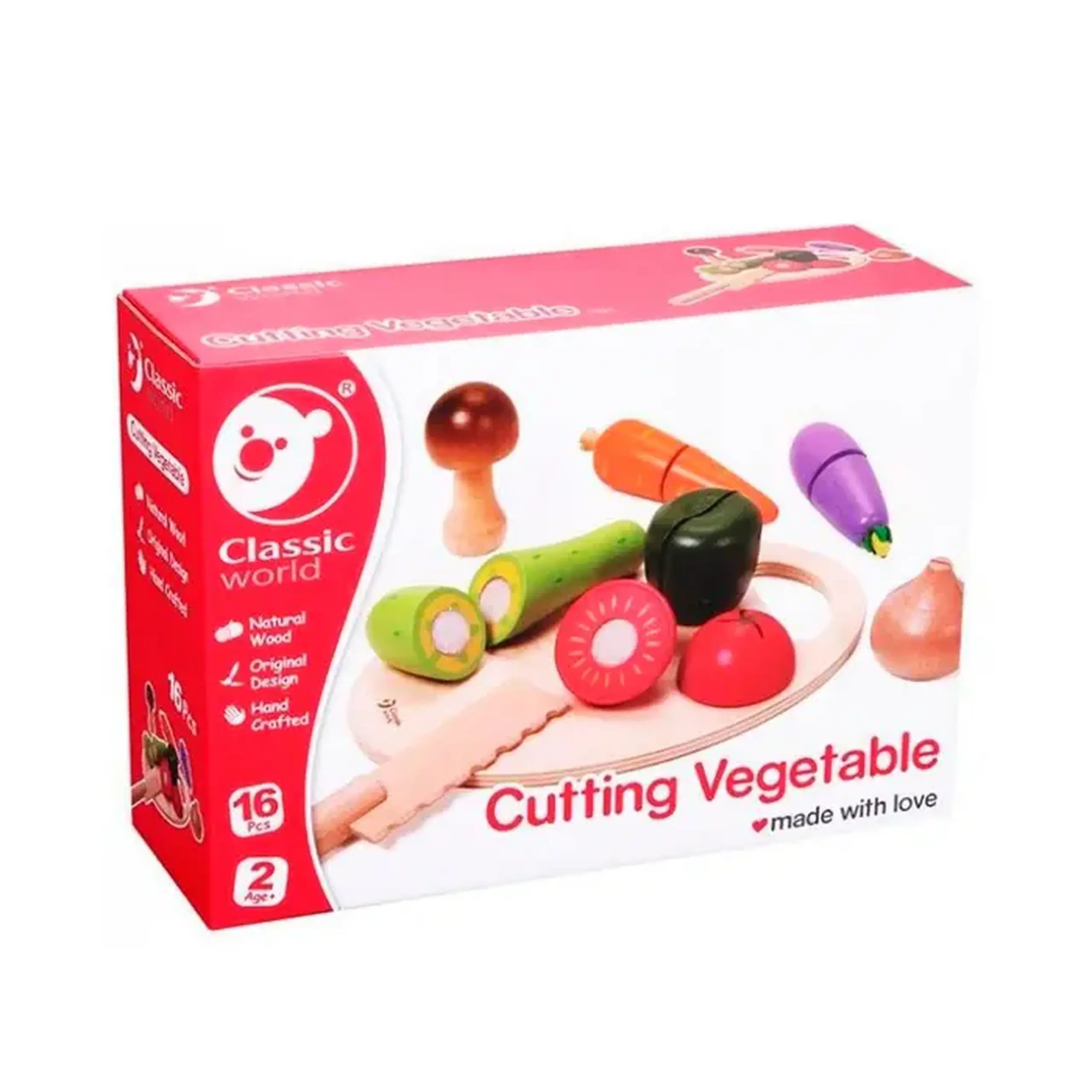 Set de legume din lemn 2825