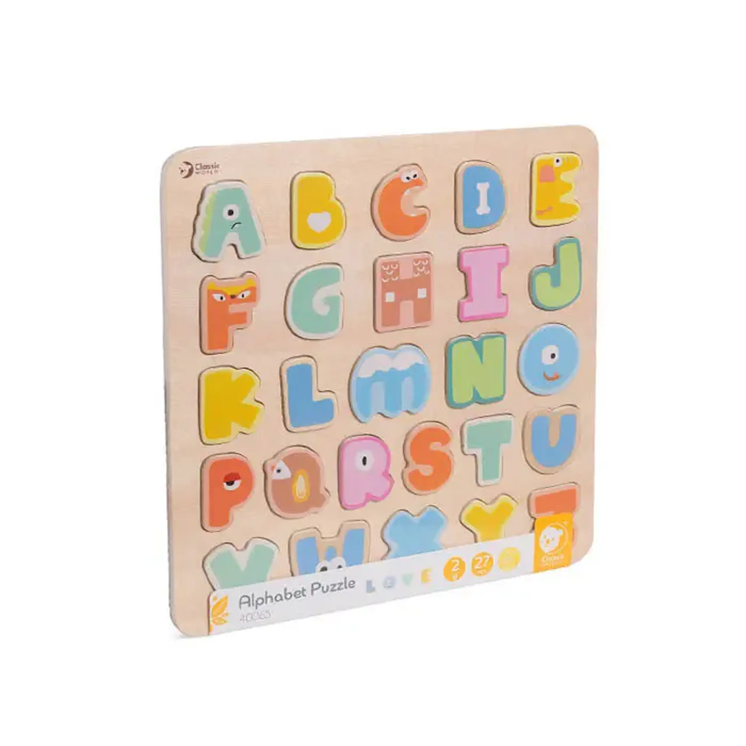 Puzzle din lemn Litere 40065