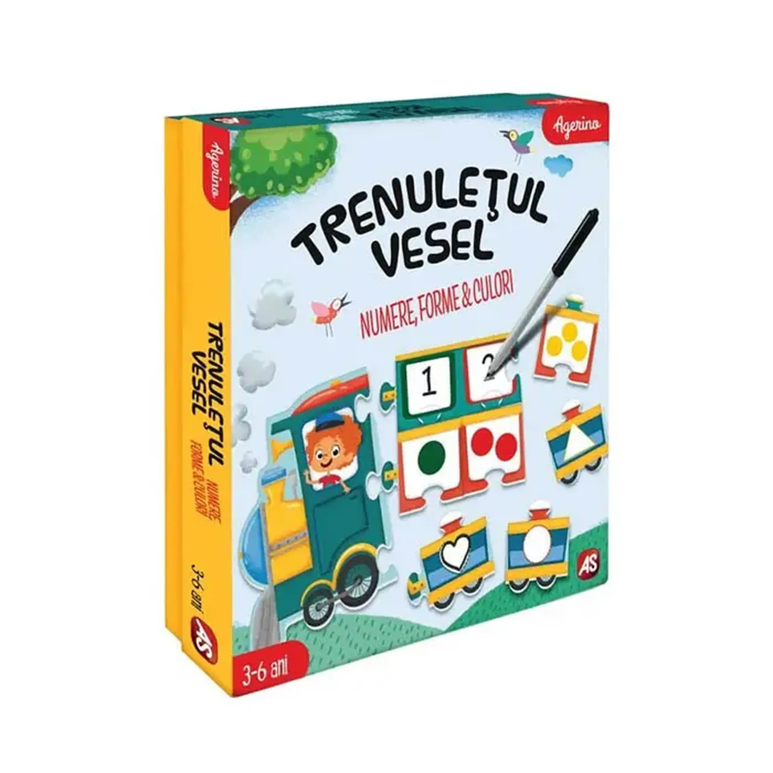 Joc educativ Trenuletul vesel (RO) 50555