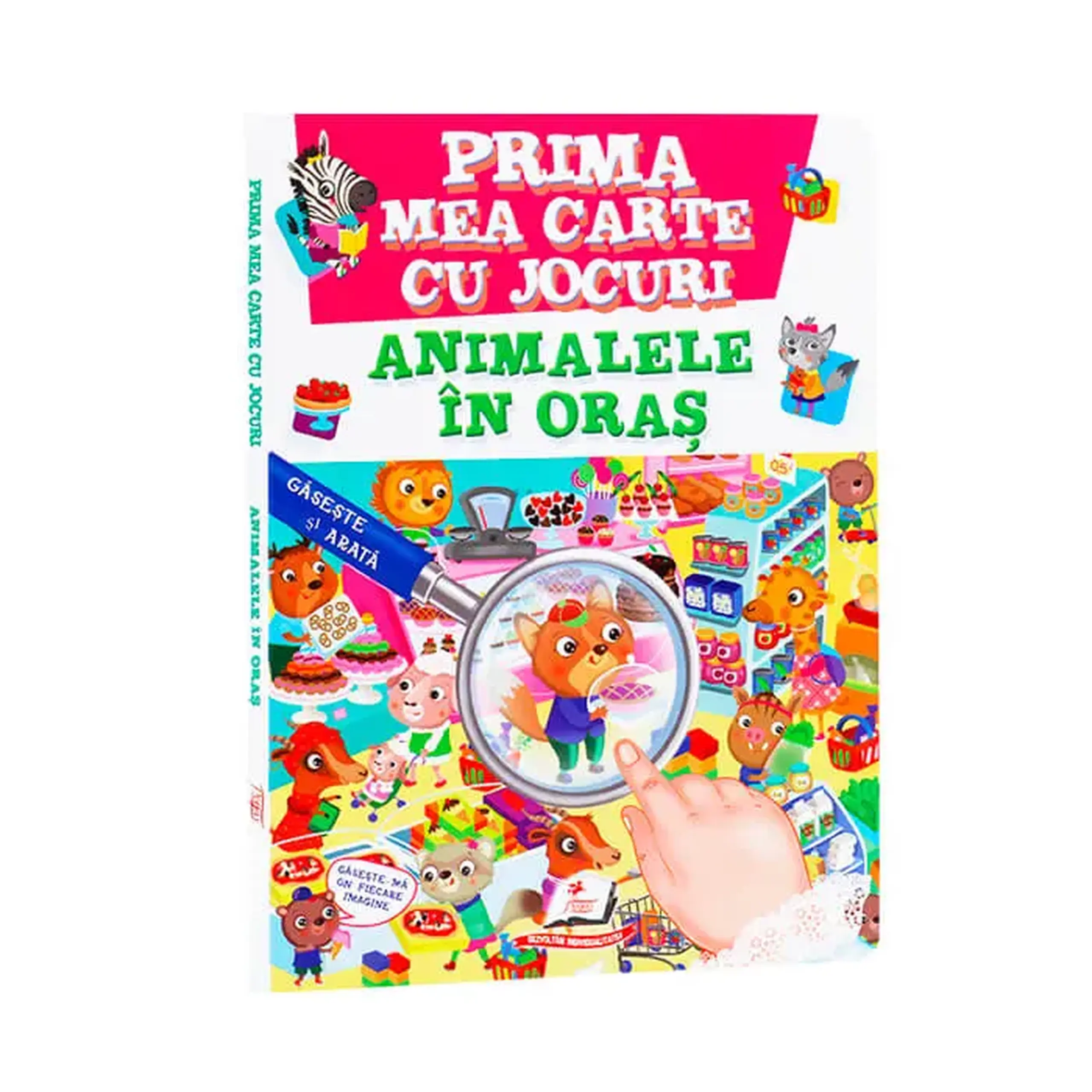 Prima mea carte cu jocuri Animale in oras 472397