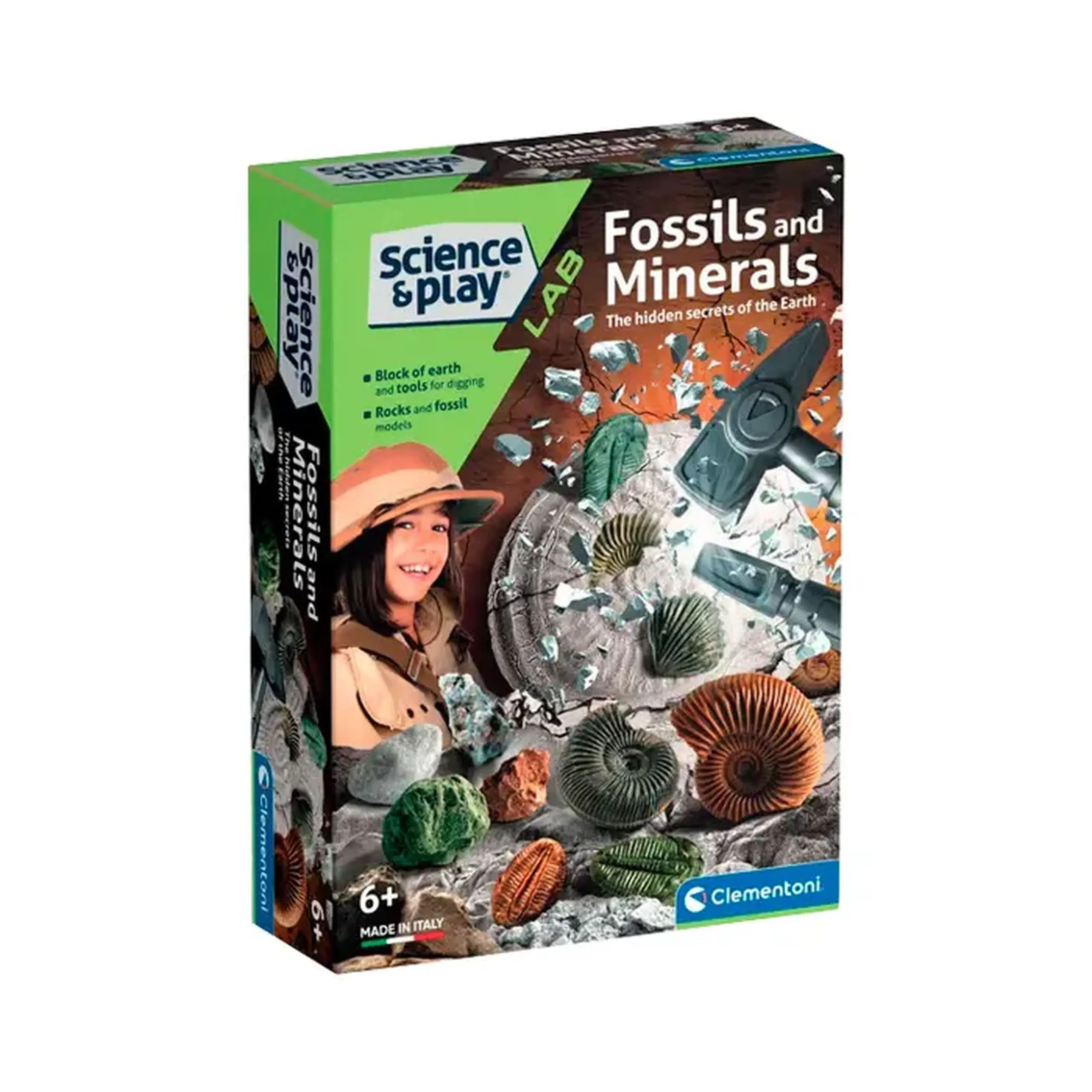 Set mini de descoperire "Fossils and Minerals" 61409
