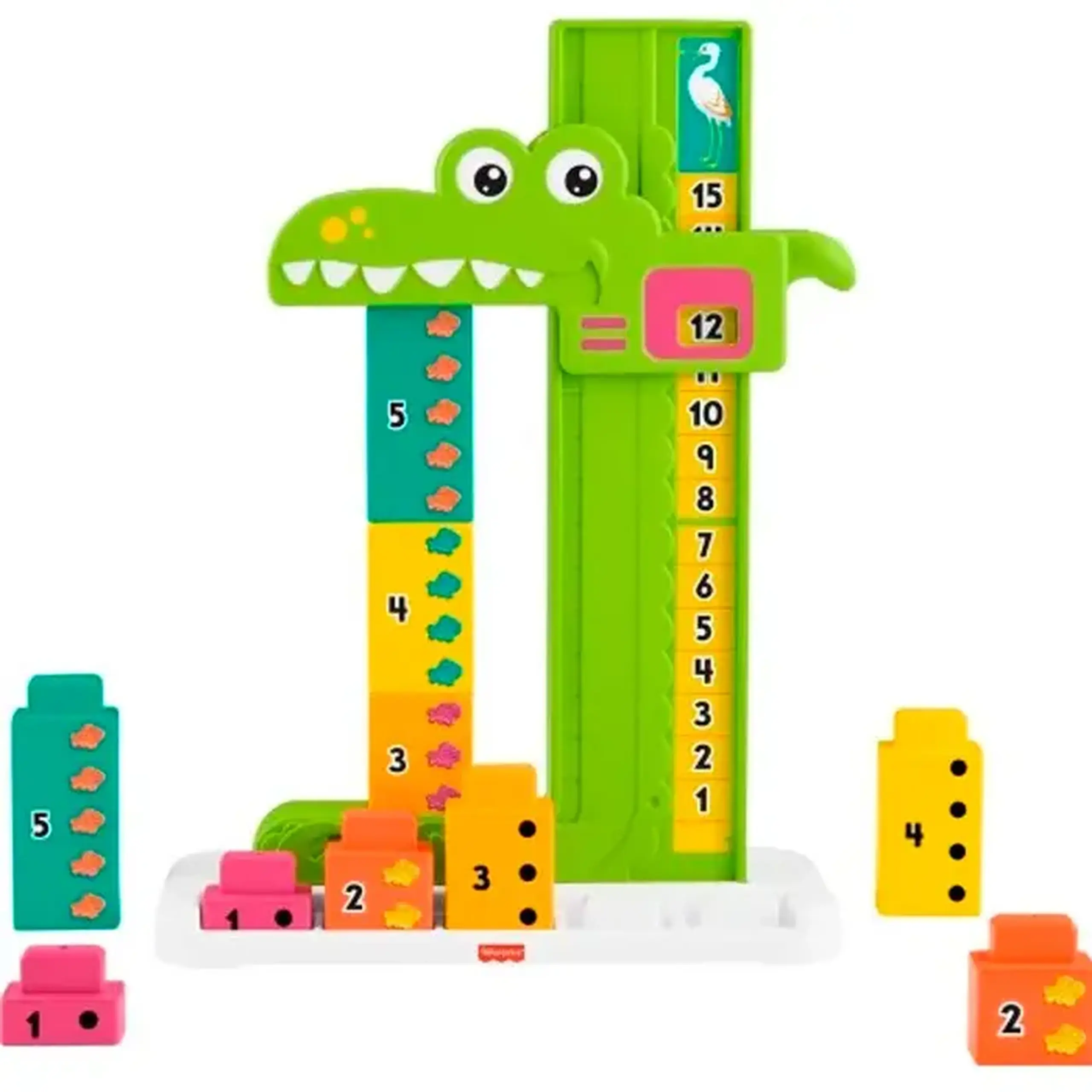 Jucarie educativa Fisher-Price Aligatorul care aduna JCT13