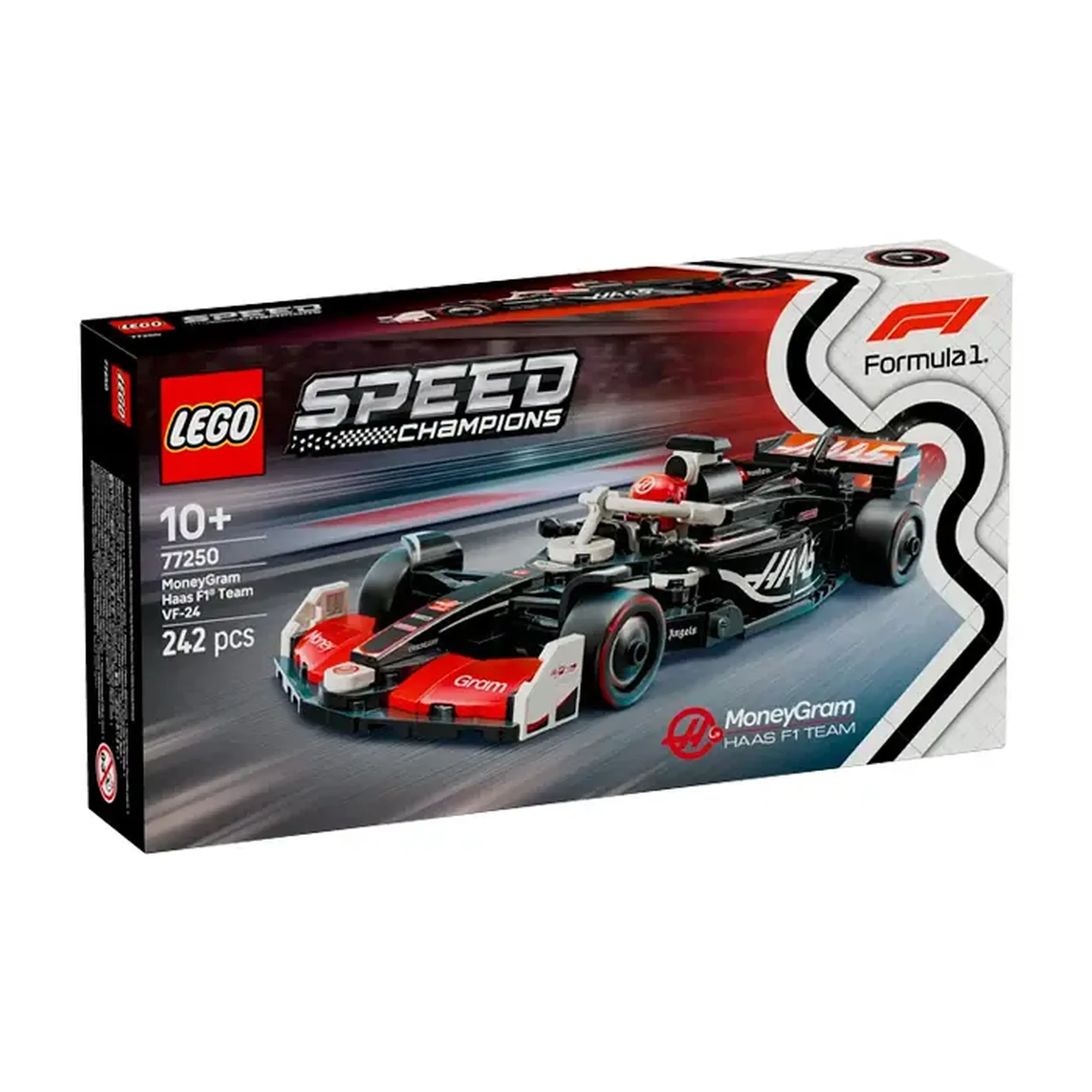 Lego Speed Champions Formula 1 Masina de curse MoneyGram Haas Team VF-24 77250