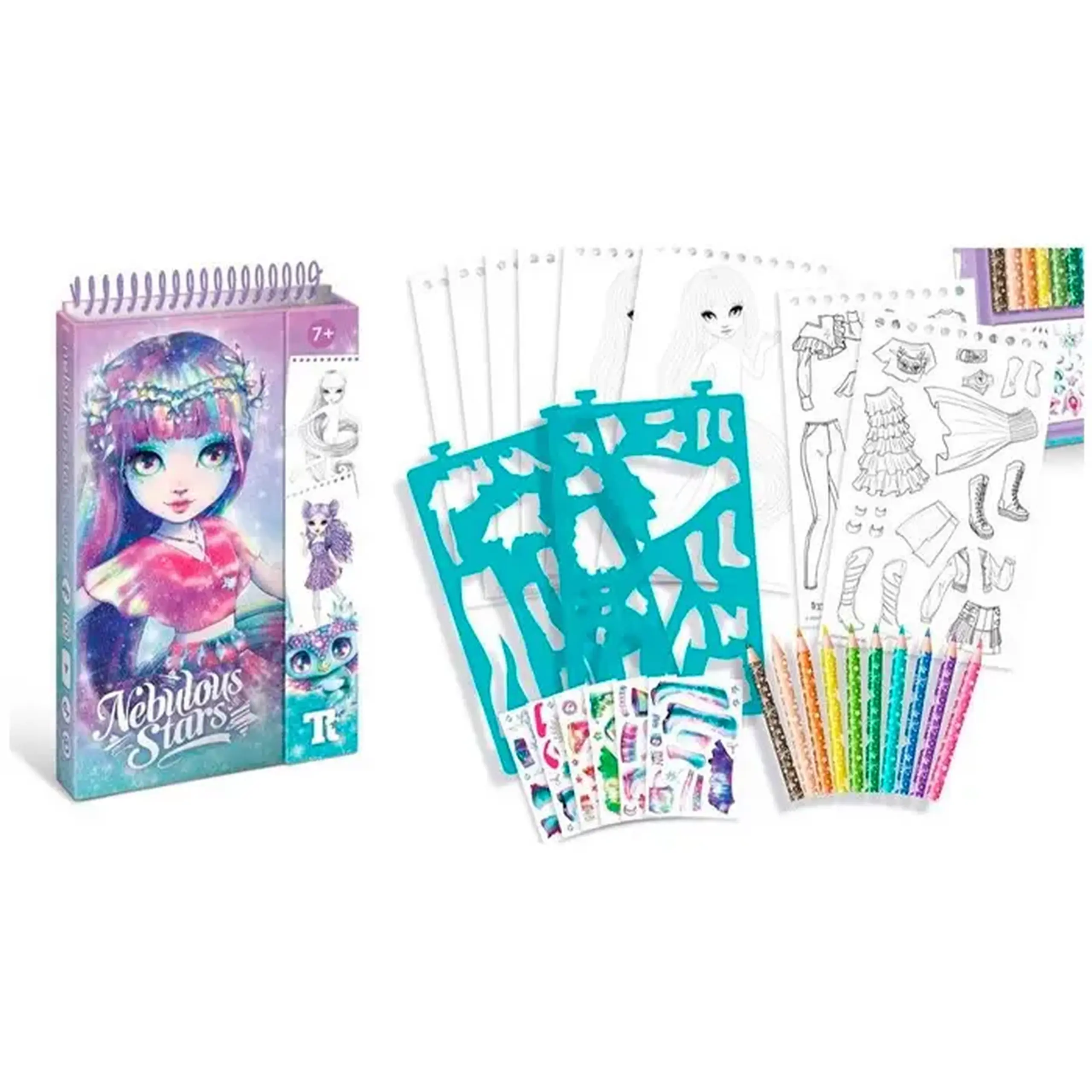 Sketchbook de colorat Nebulous Stars 11450