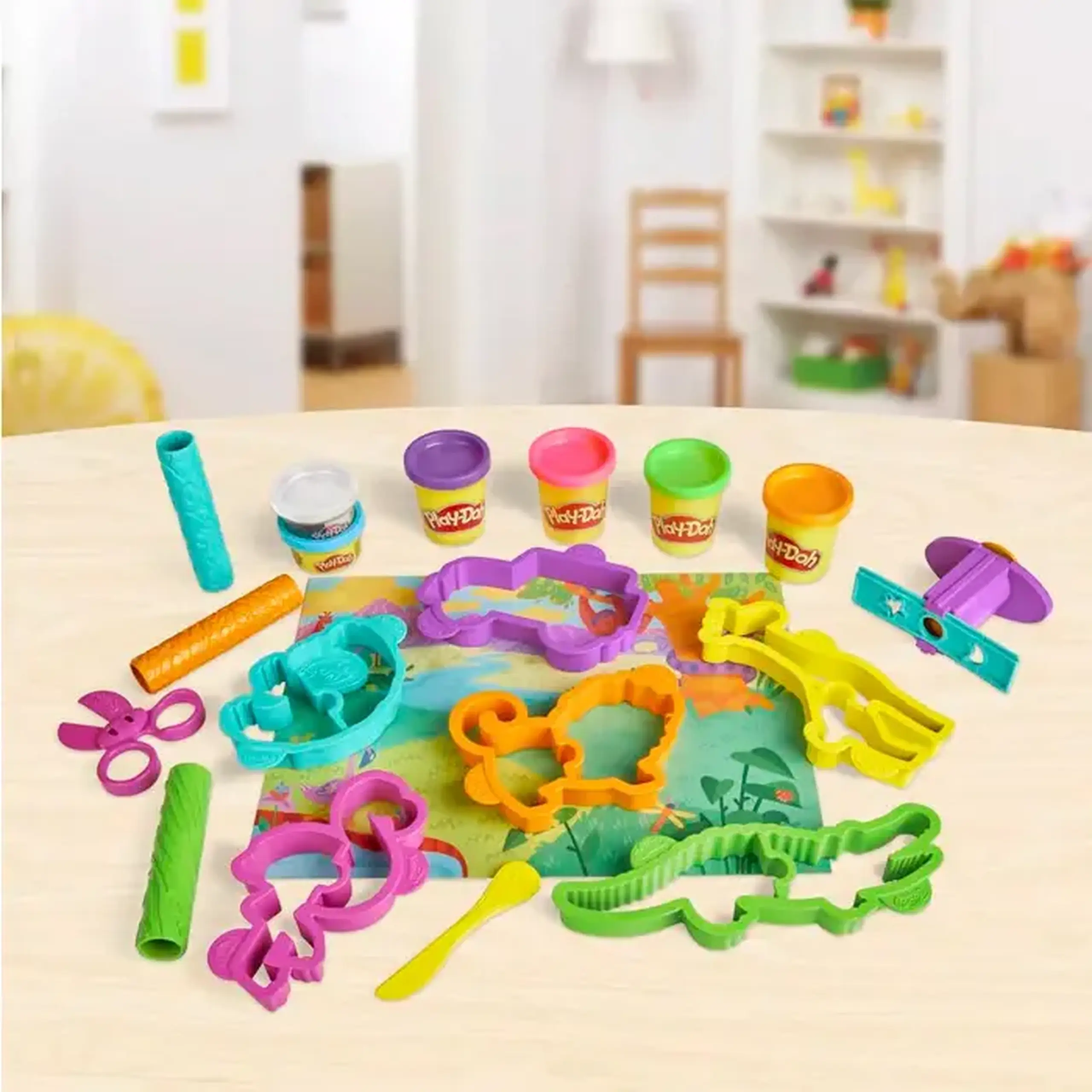 Set plastilina Play-Doh Wild Animals Toolset F7213
