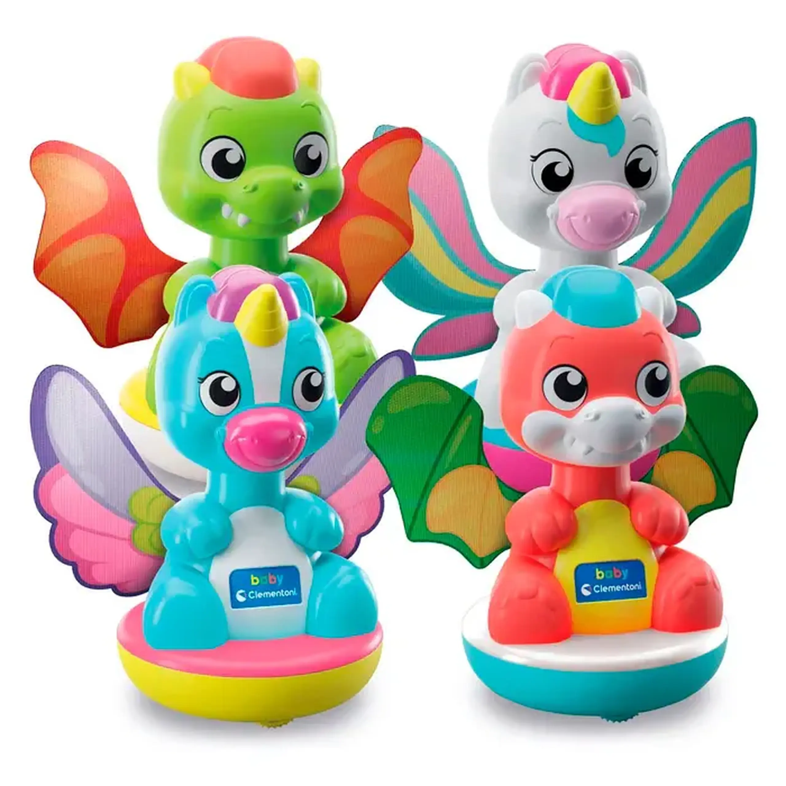 Titirez pentru bebelusi Clementoni Unicorni si Dragoni 17498