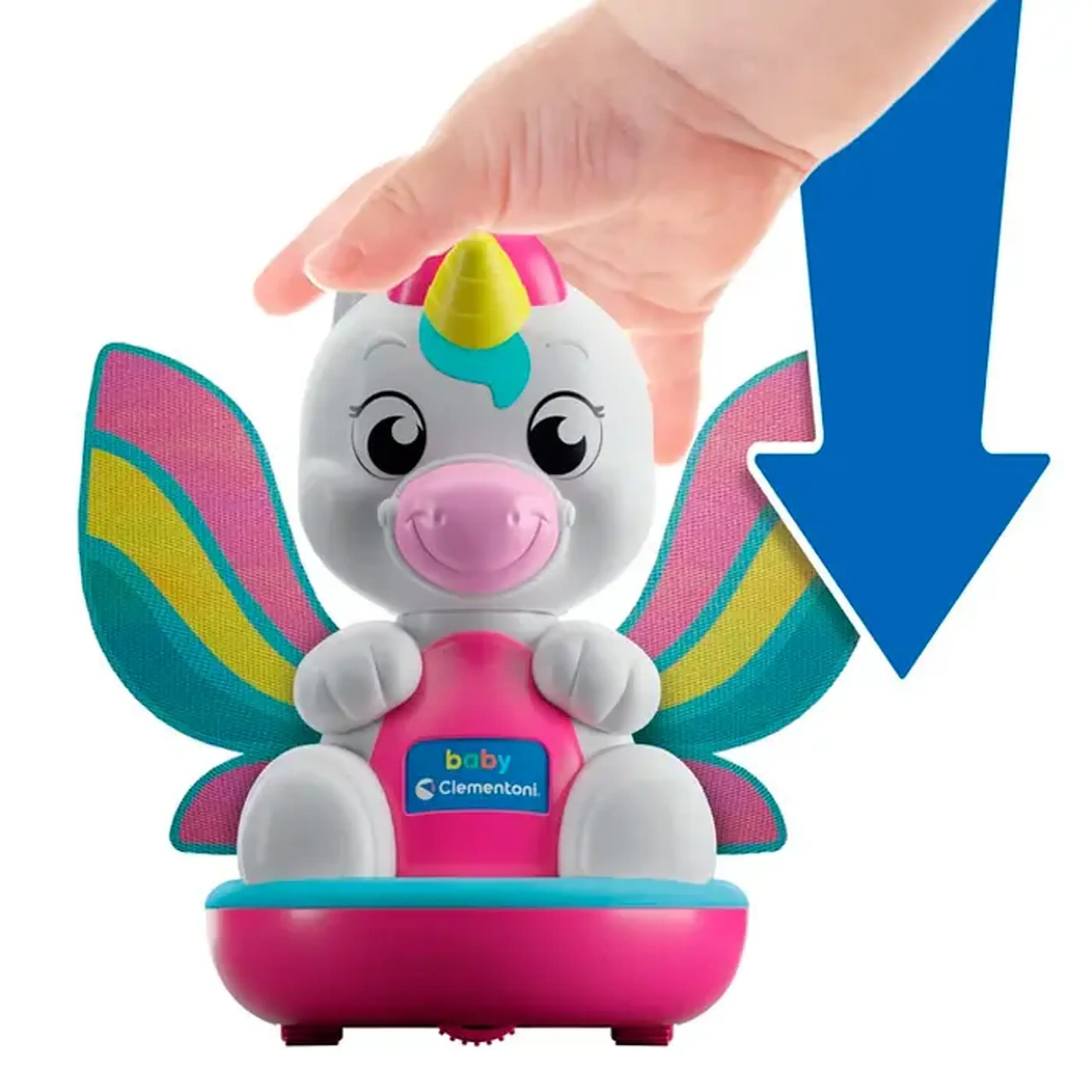 Titirez pentru bebelusi Clementoni Unicorni si Dragoni 17498
