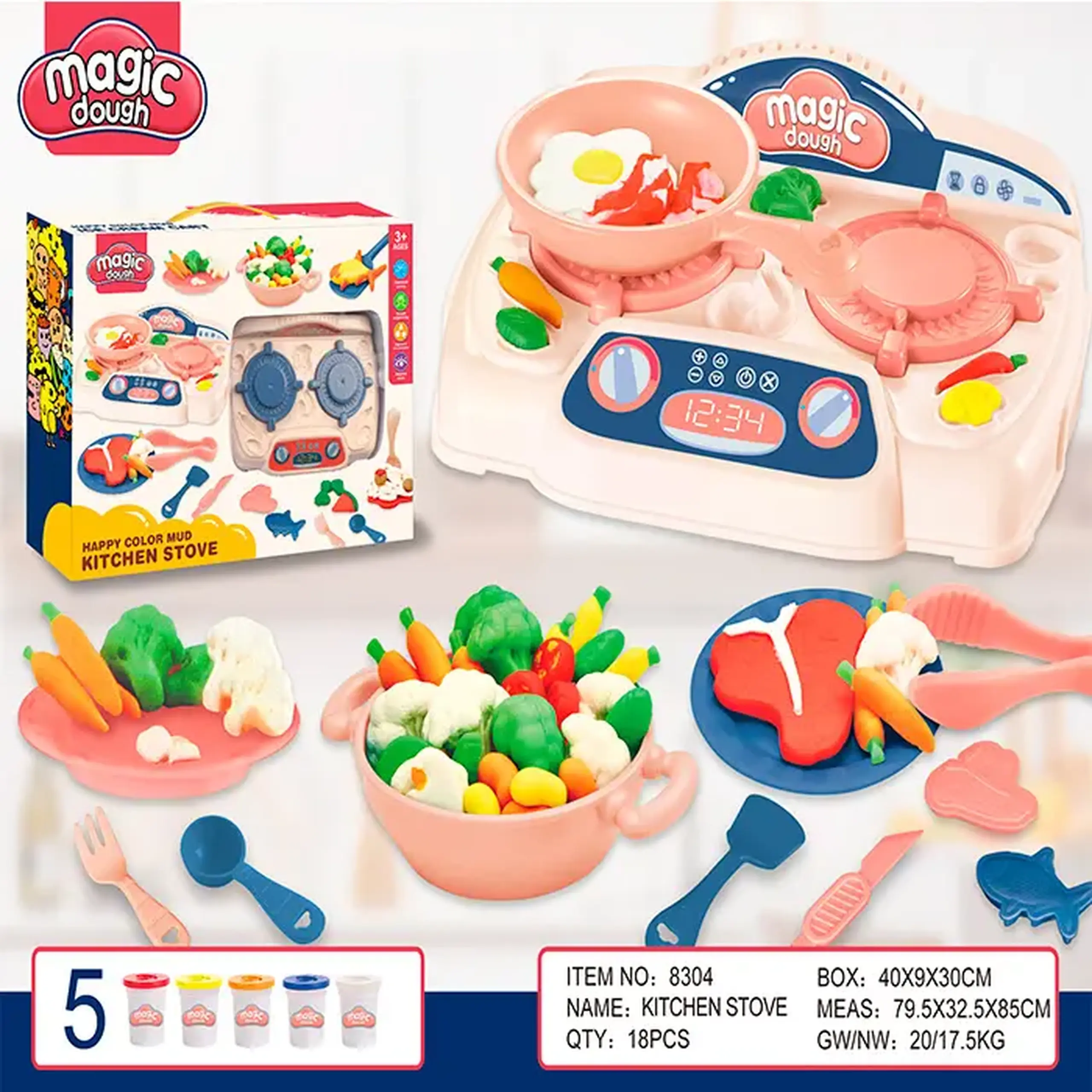 Set plastilin Aragaz 8304