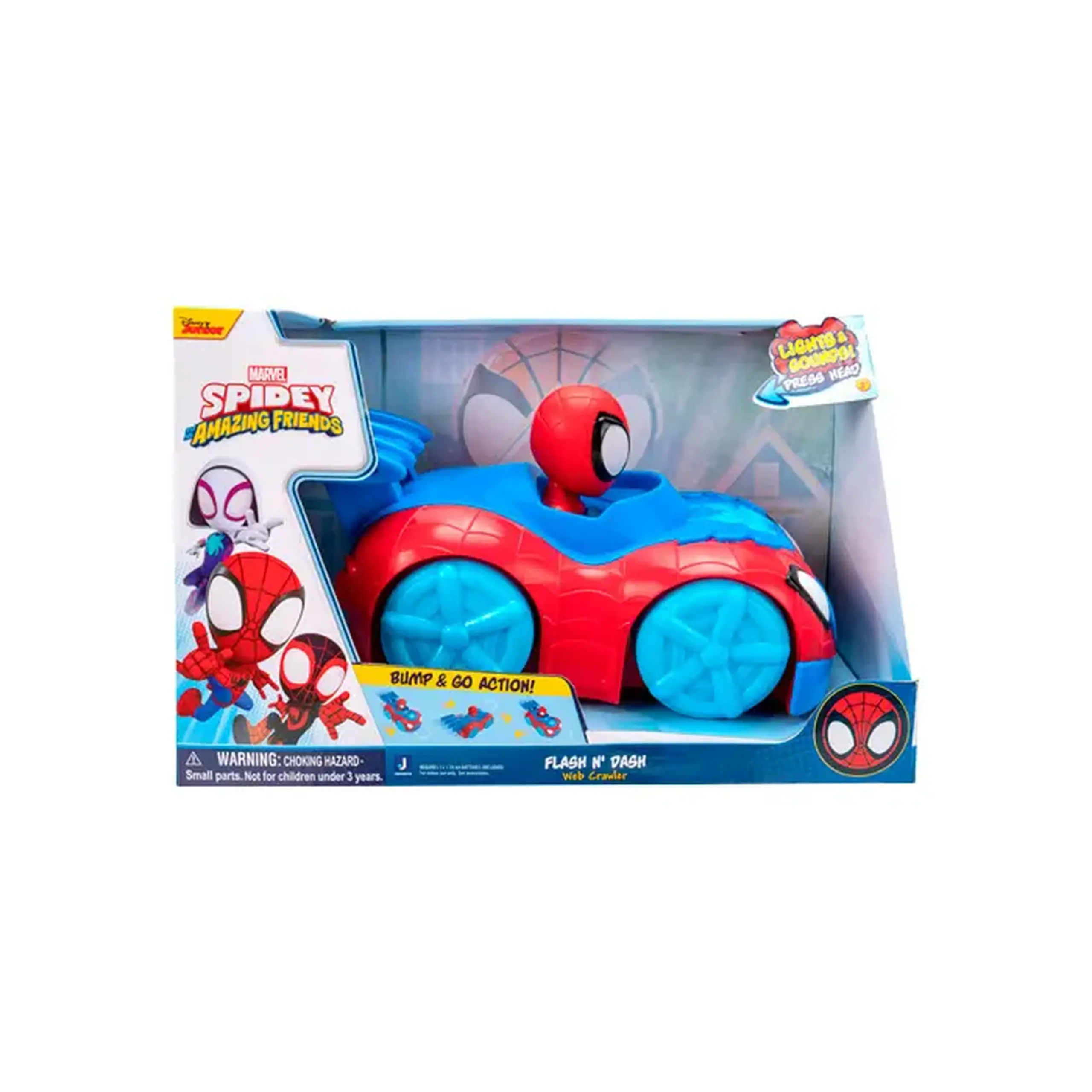 Set masina+figurina "Spider-Man" Spidy Jazwares SNF0124