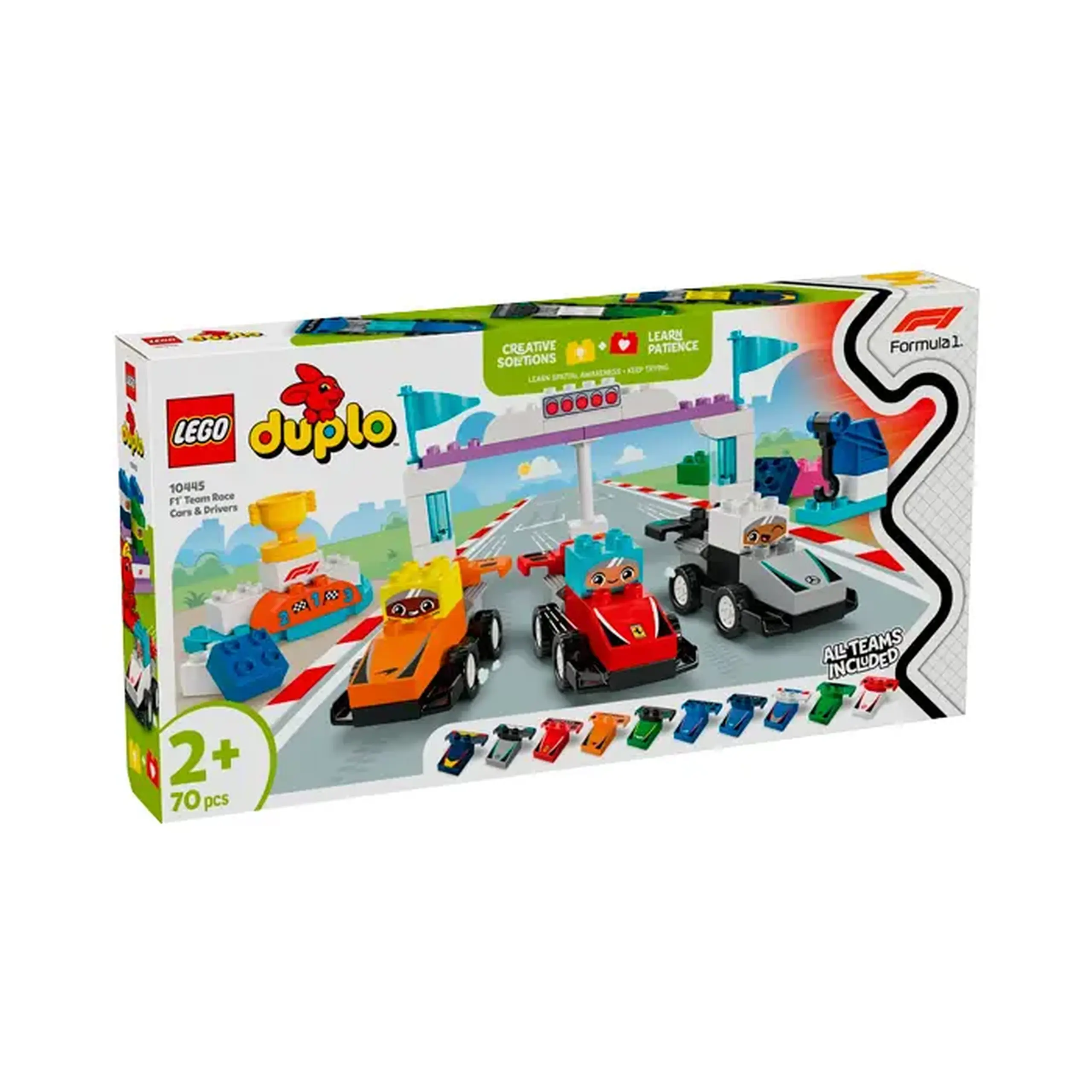 Lego Duplo, Echipa F1: Masini si piloti de curse 10445