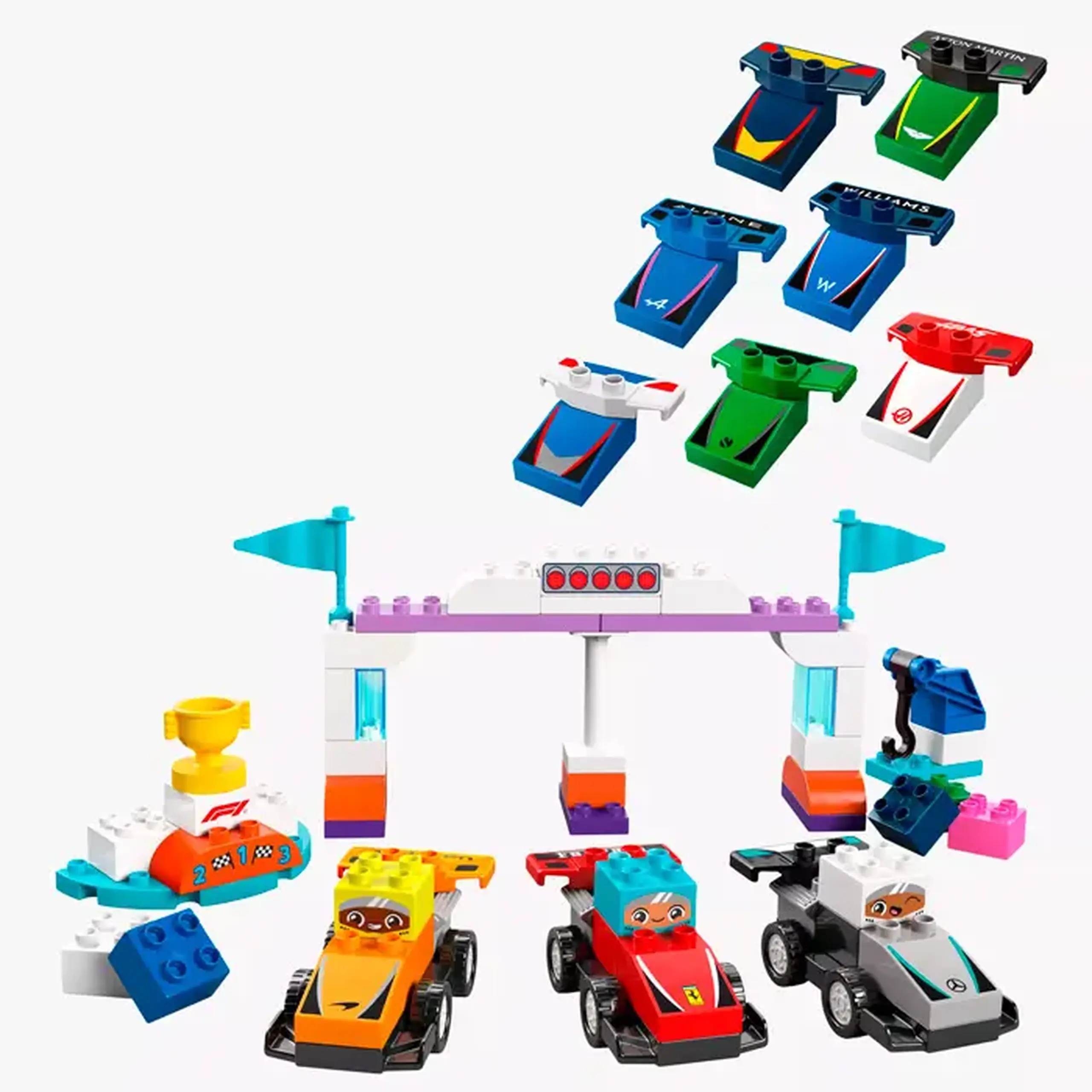 Lego Duplo, Echipa F1: Masini si piloti de curse 10445