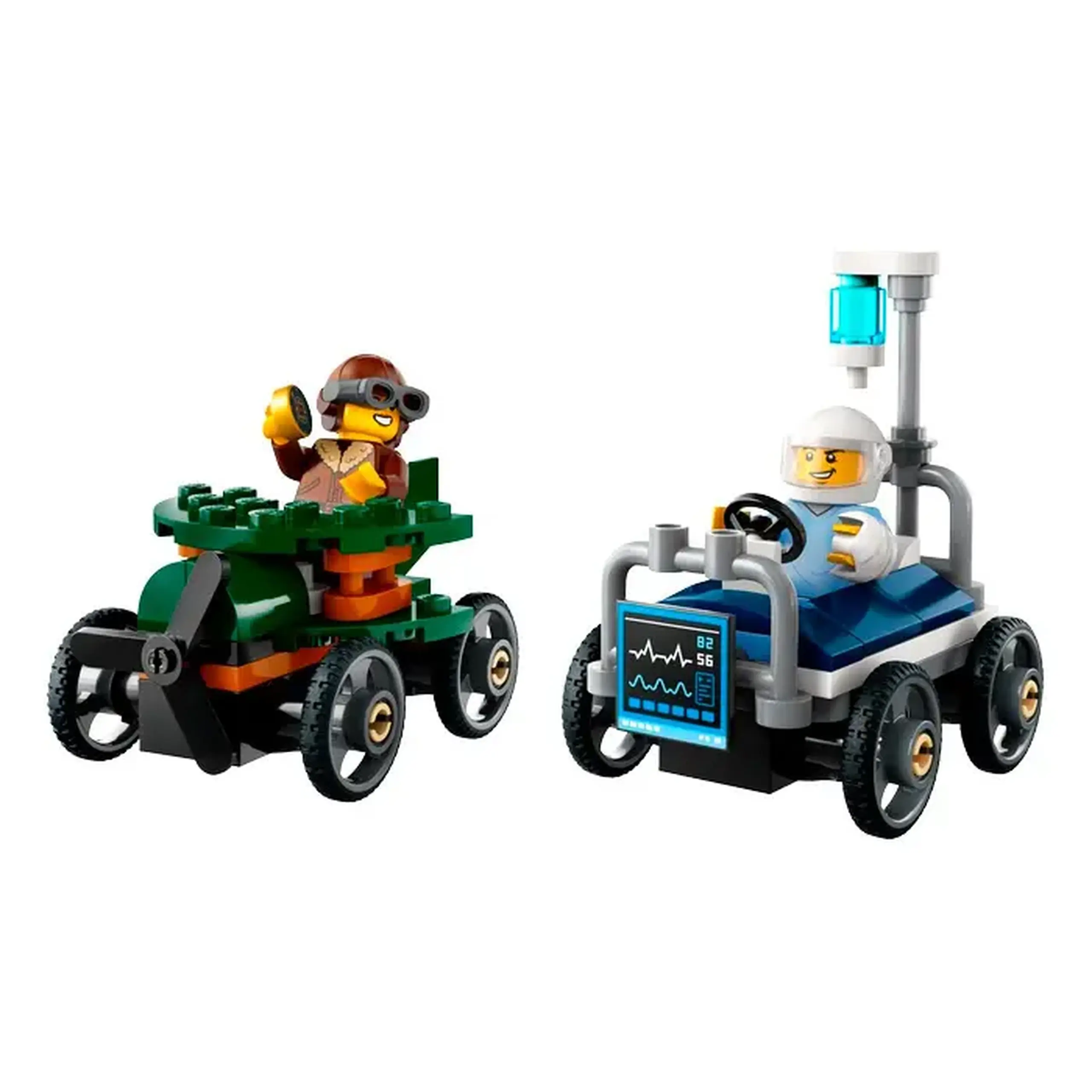 Lego City Avion vs. pat de spital 60459
