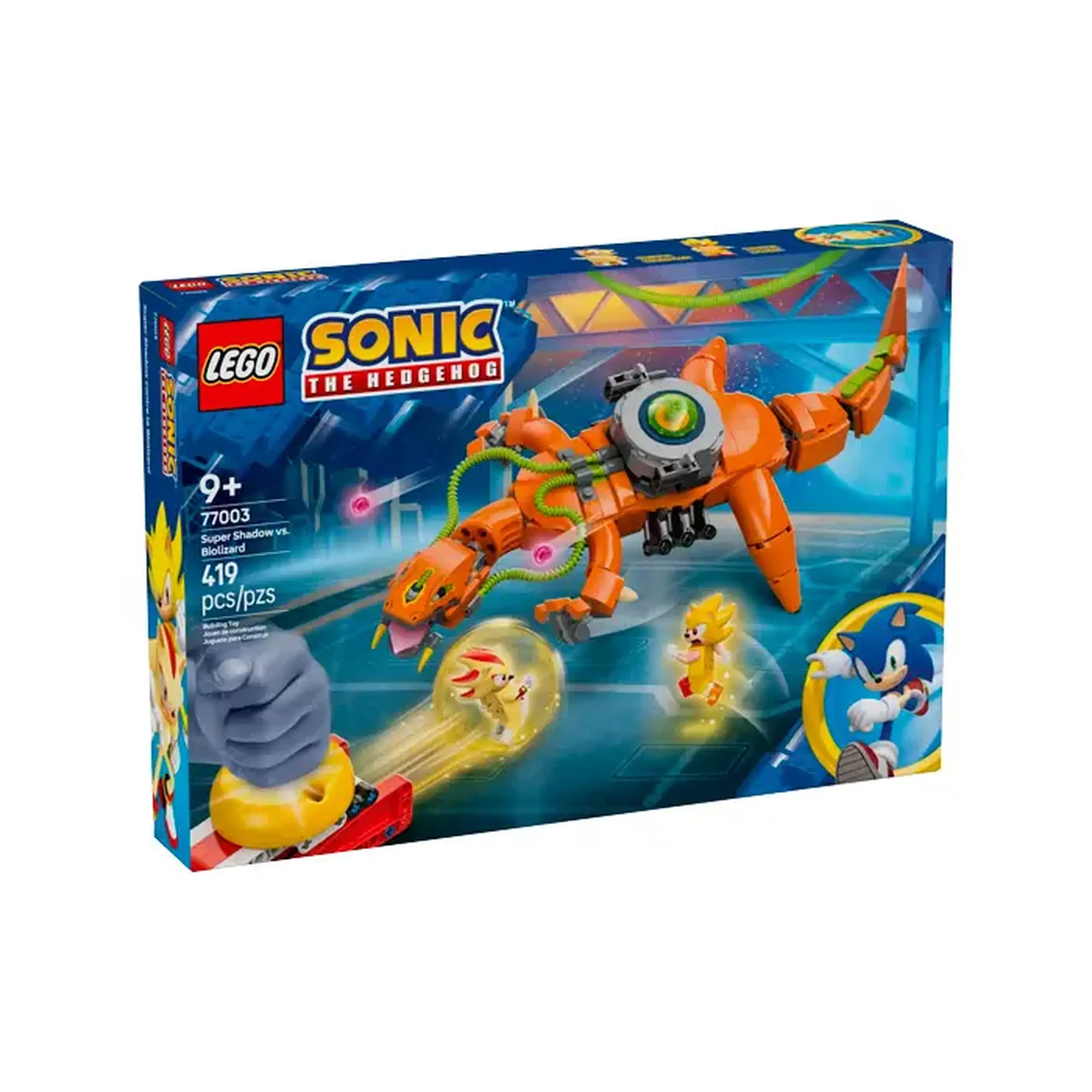 Lego Sonic Super Shadow vs. Biolizard 77003