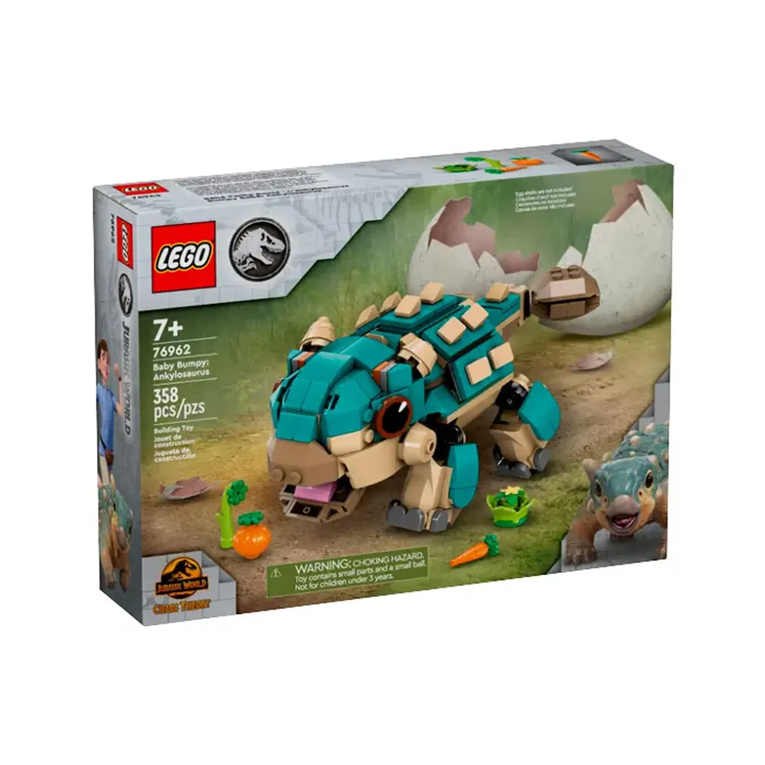 Lego Jurassic World Bebelusa Bumpy: Ankylosaurus 76962