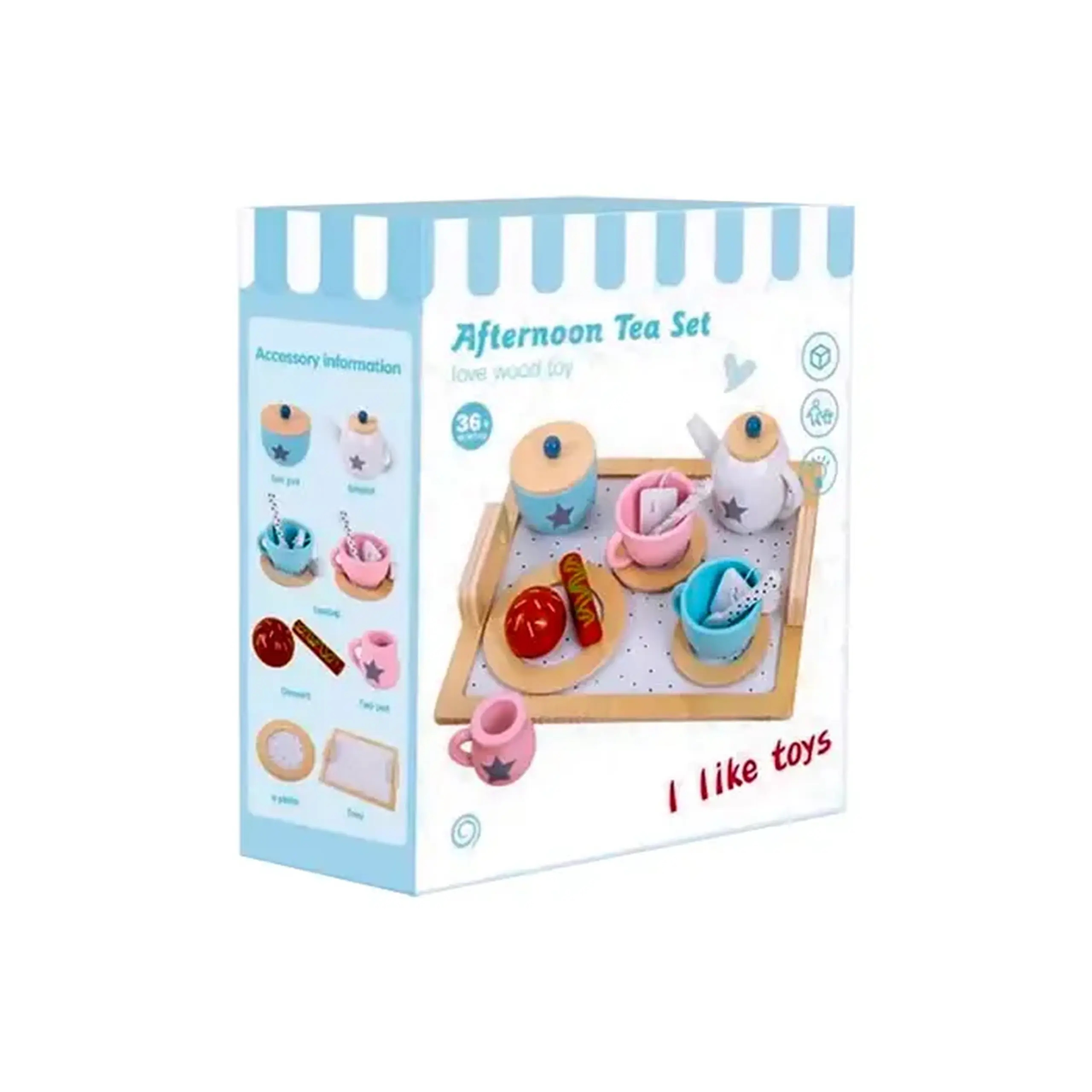 Set pentru ceai din lemn 184