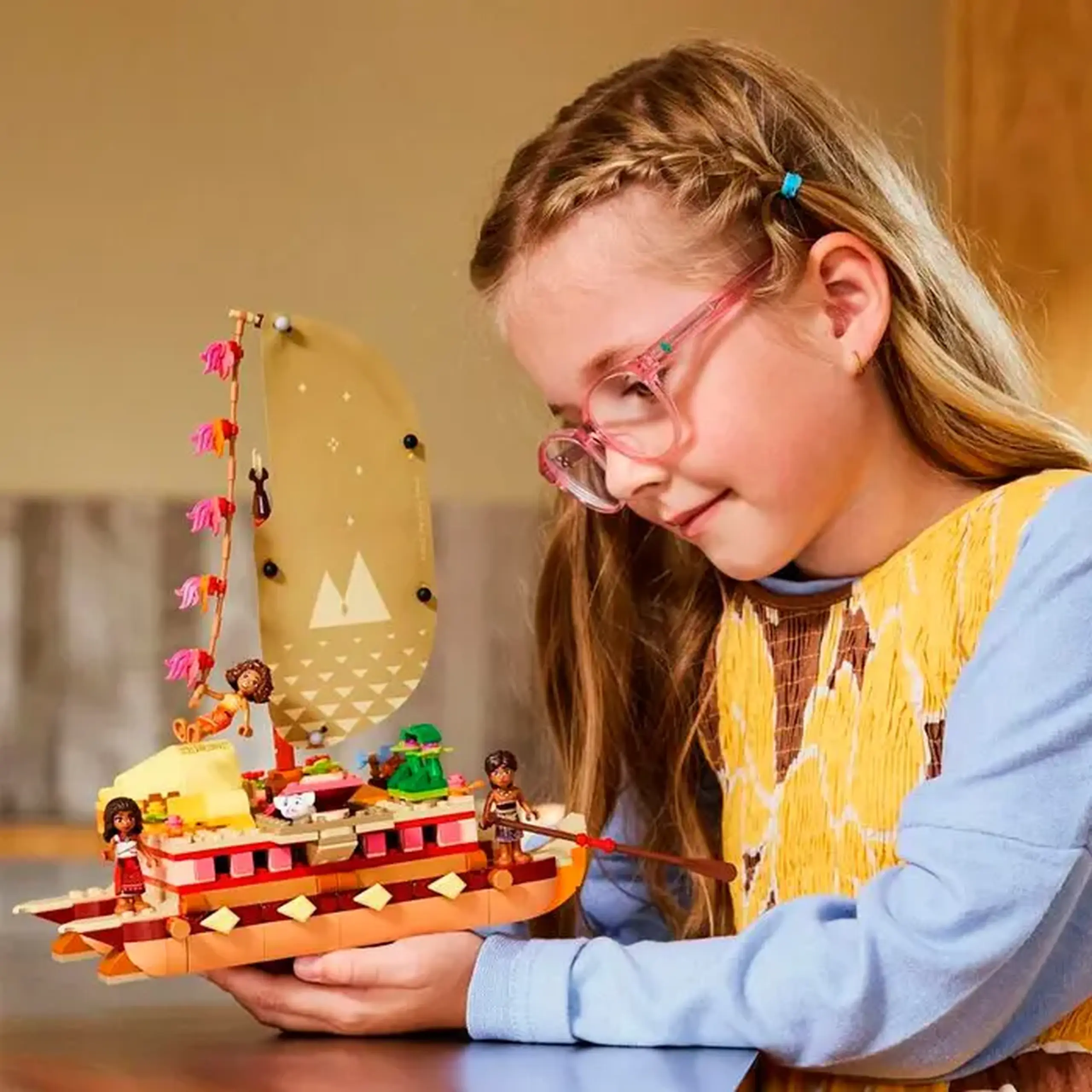 Lego Disney Moana "Canoea de aventura a Moanei" 43270