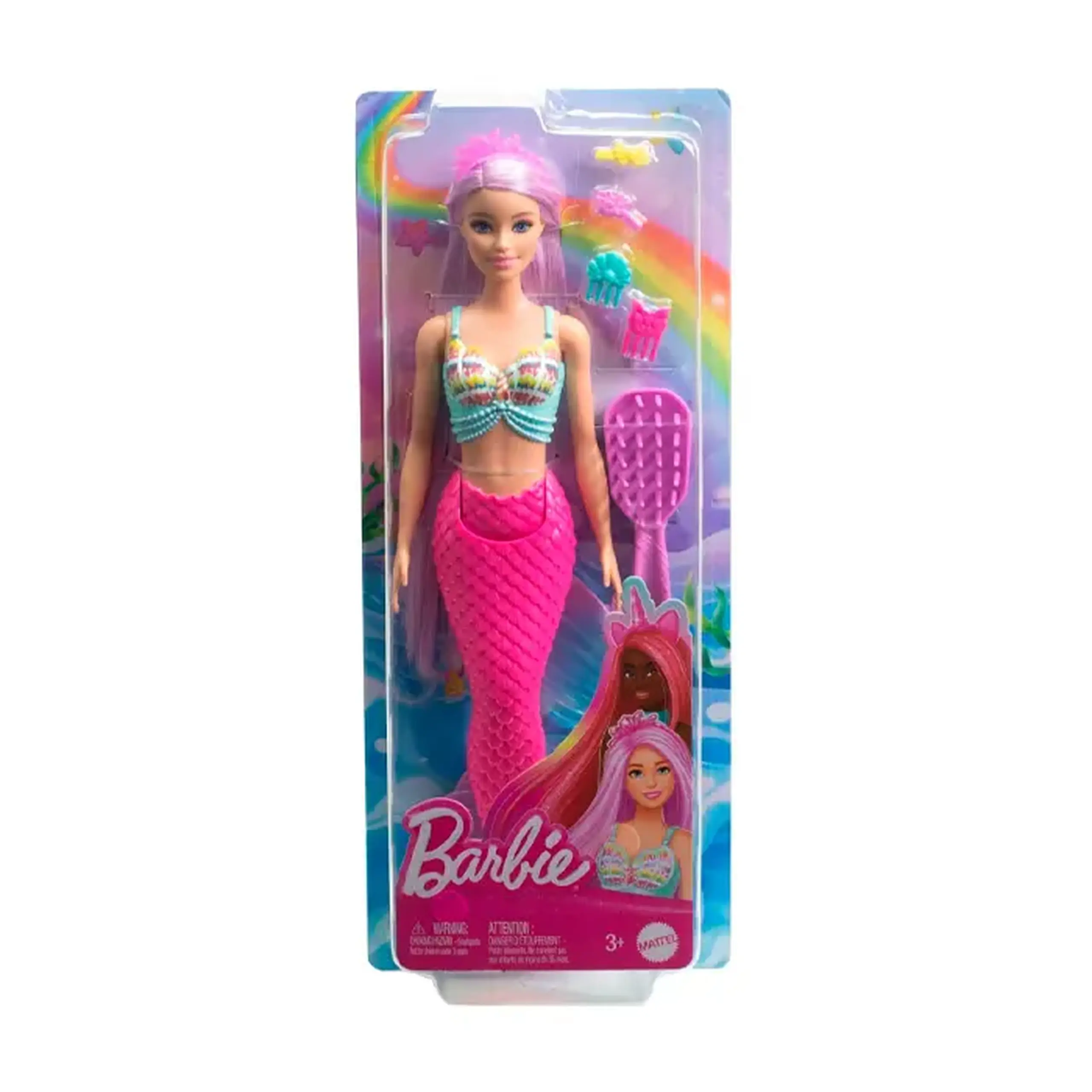 Papusa sirena Barbie Fantasy HRR00