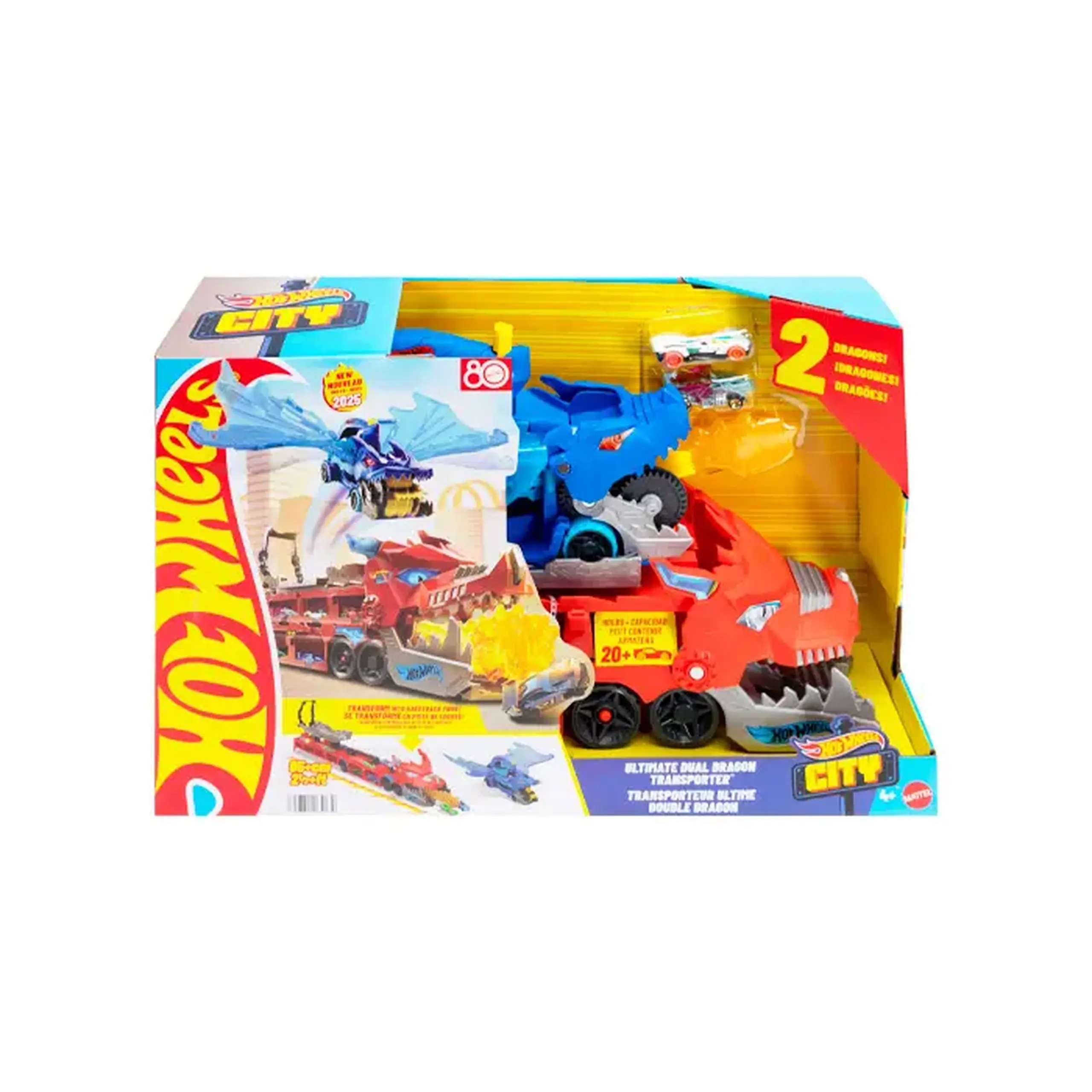 Camion-transportator HW City Dragon JBM72