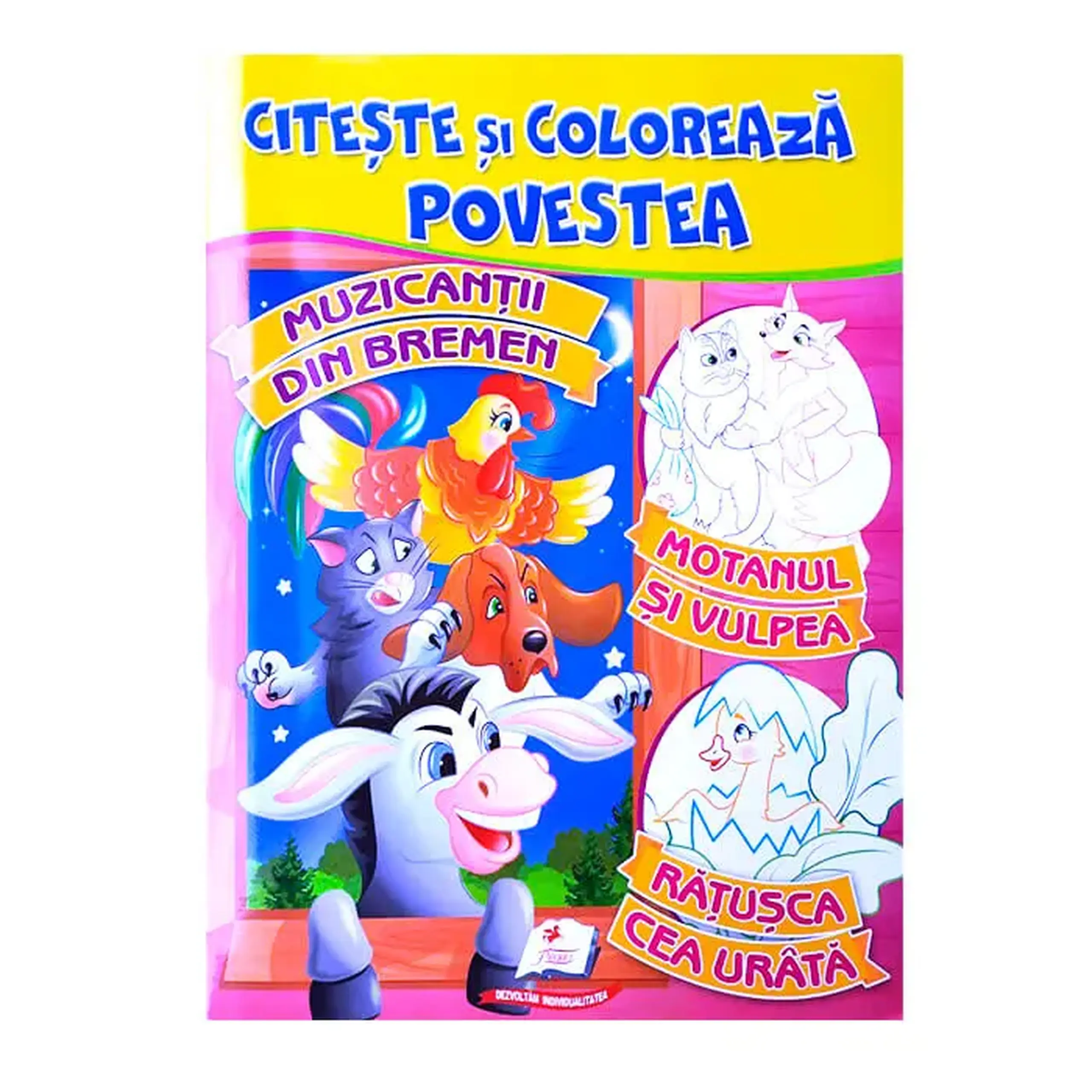 Citeste si color. Muzicantii din Bremen 6