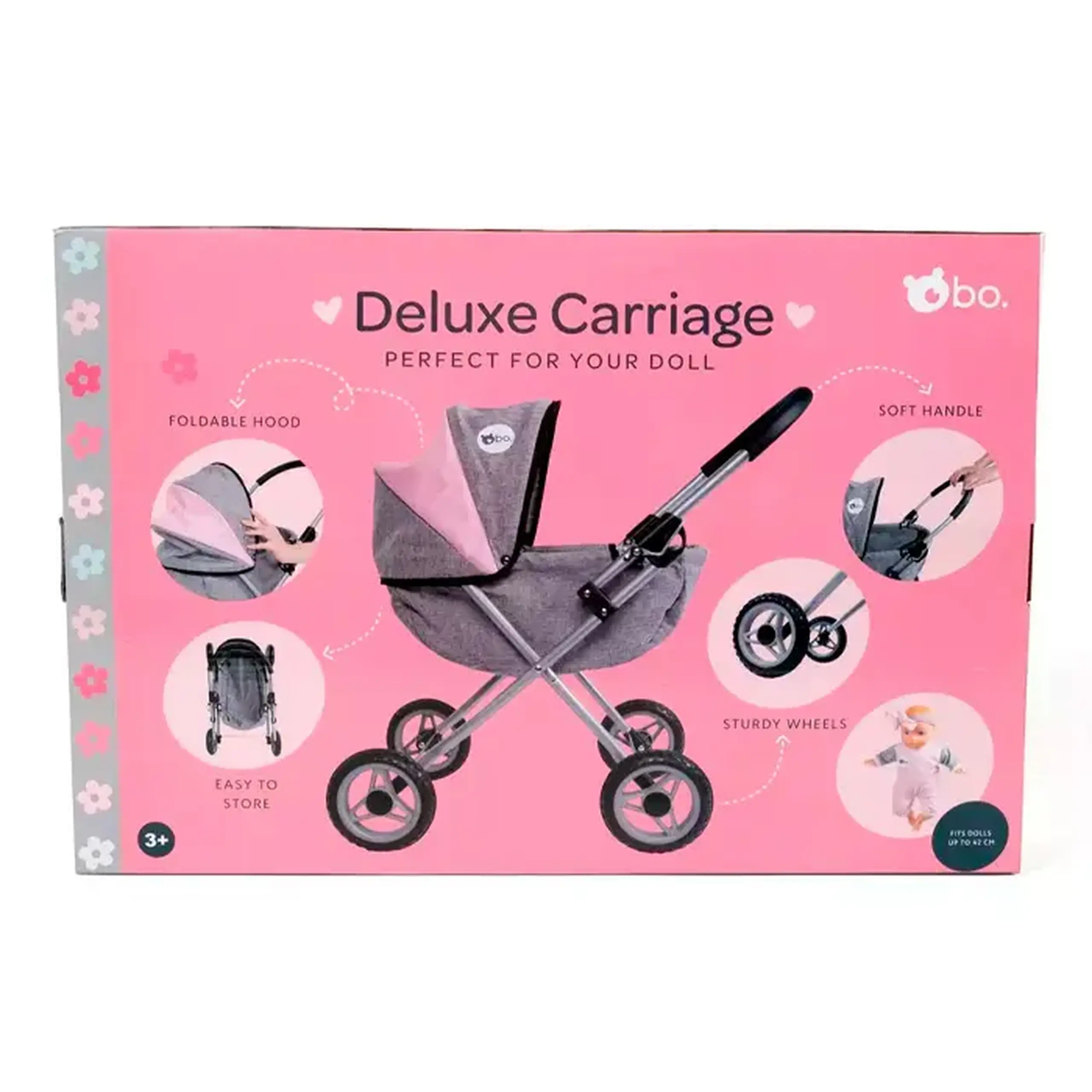 Carucior pentru papusi "bo." Deluxe BD2103ML