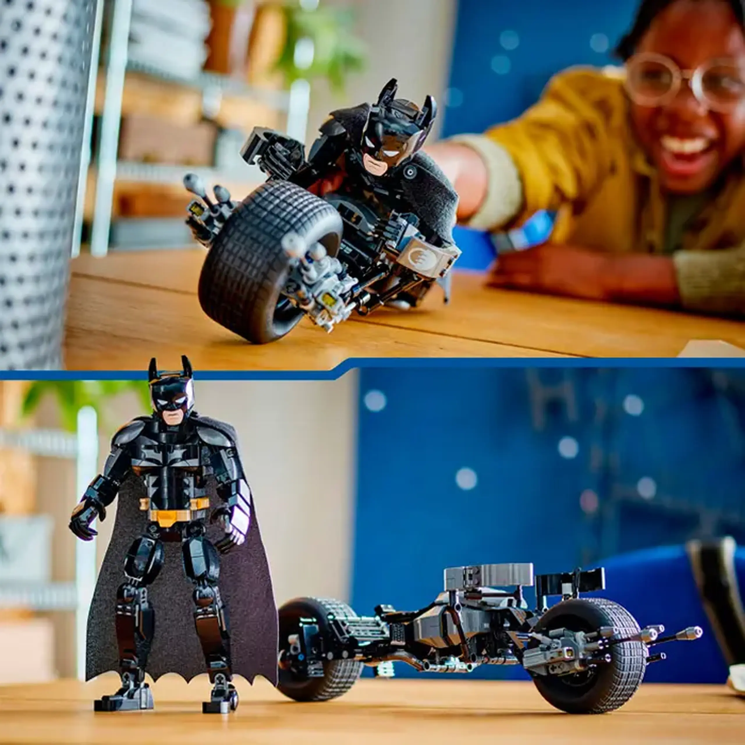 Lego DC Batman Figurina si motocicleta Bat-Pod 76273