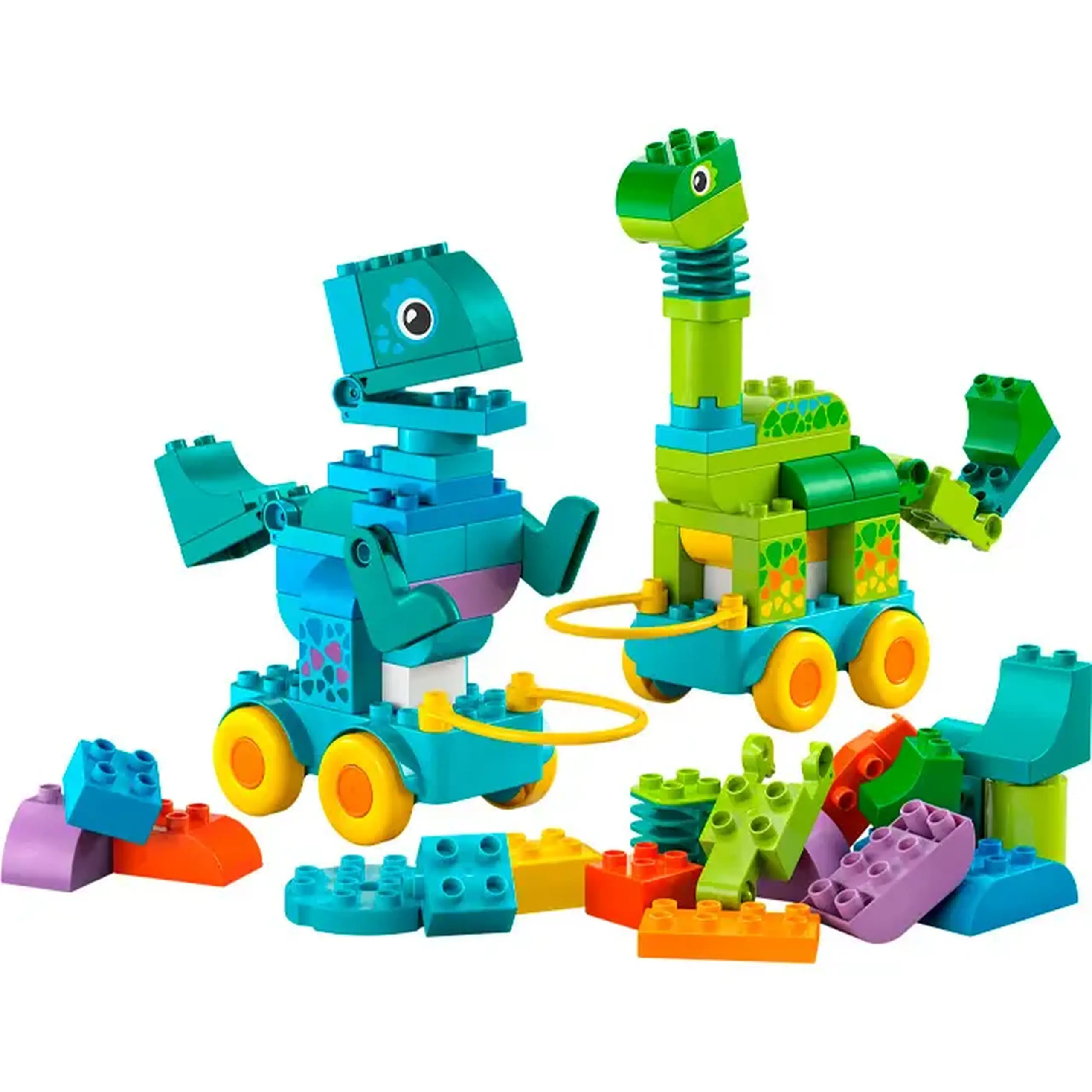 Lego Duplo 3in1 Dinosaurs On Wheels 10451