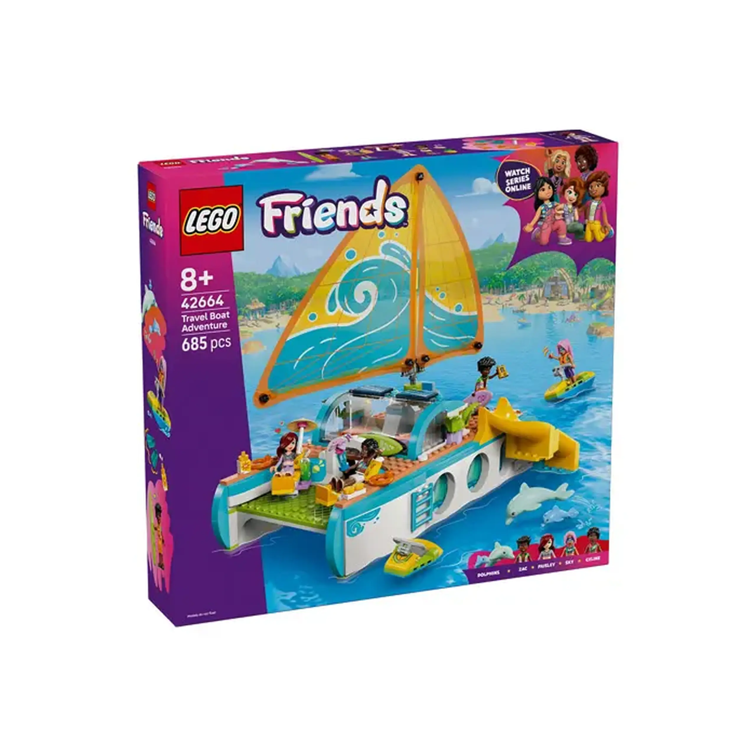 Lego Friends Travel Boat Adventure 42664