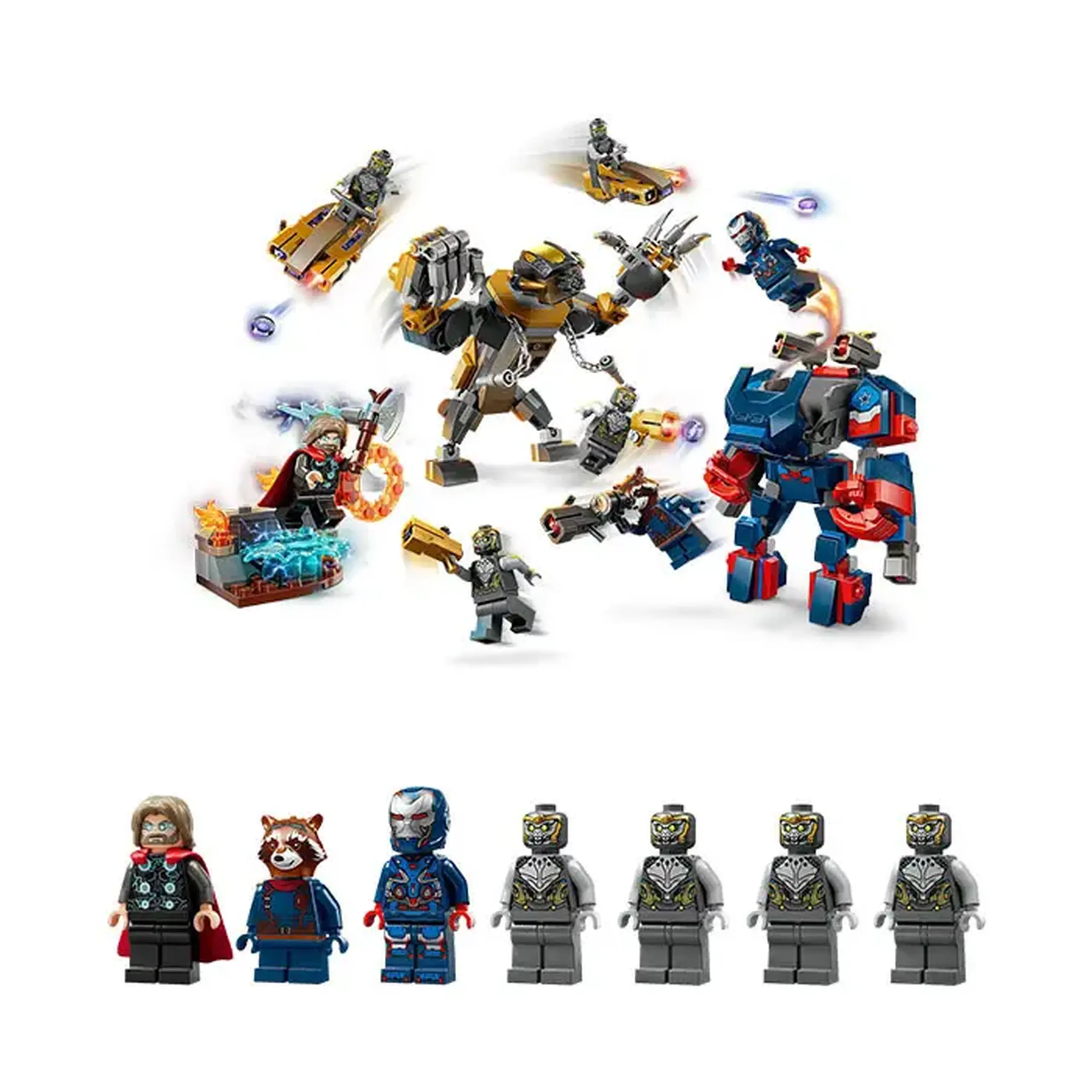 Lego Marvel Infinity Saga Endgame Thor Vs Chitauri 76322