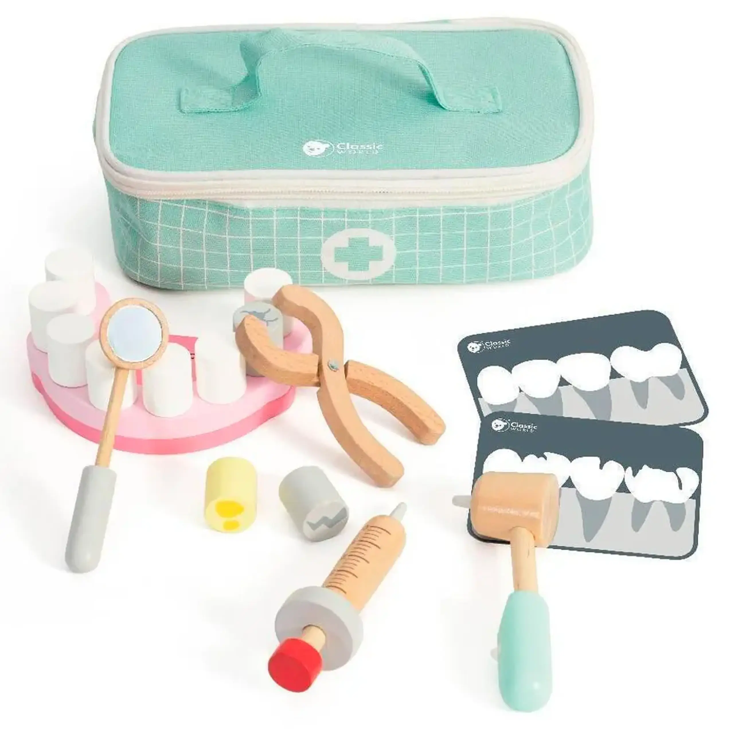 Set din lemn "Micul dentist" 50556