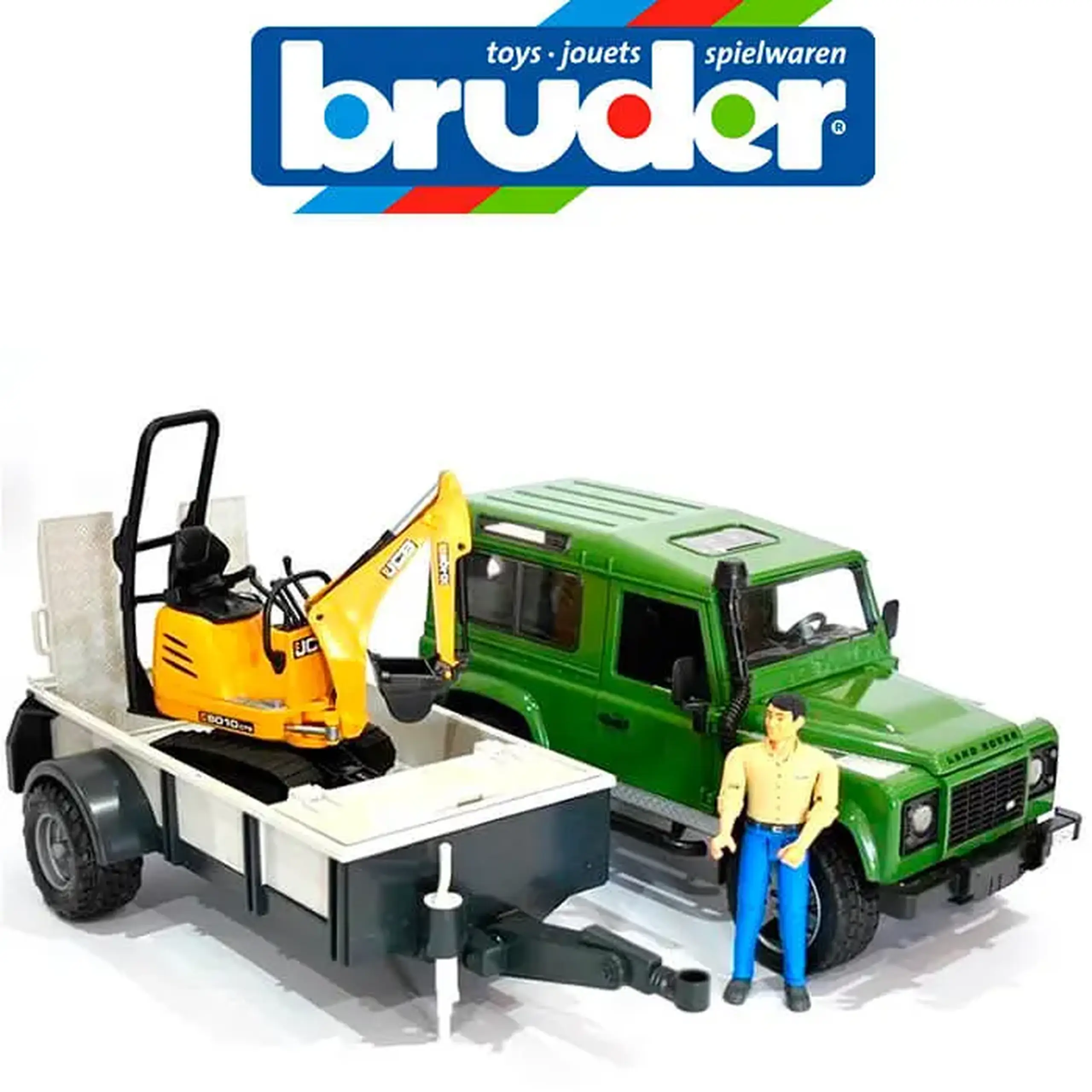 Maşină Land Rover cu excavator 02593