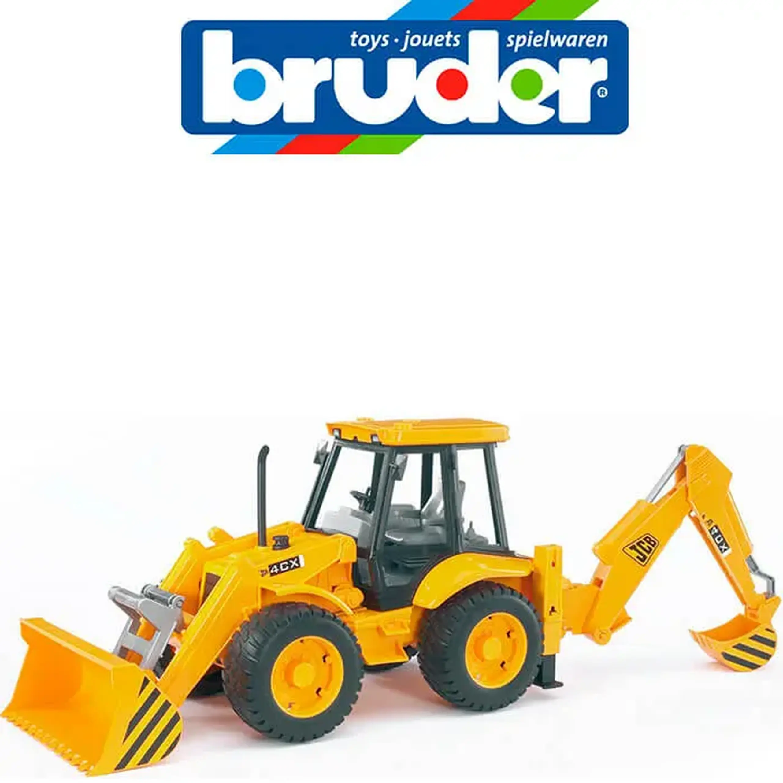 Tractor JCB 4CX cu încărcător frontal și lamă 02428