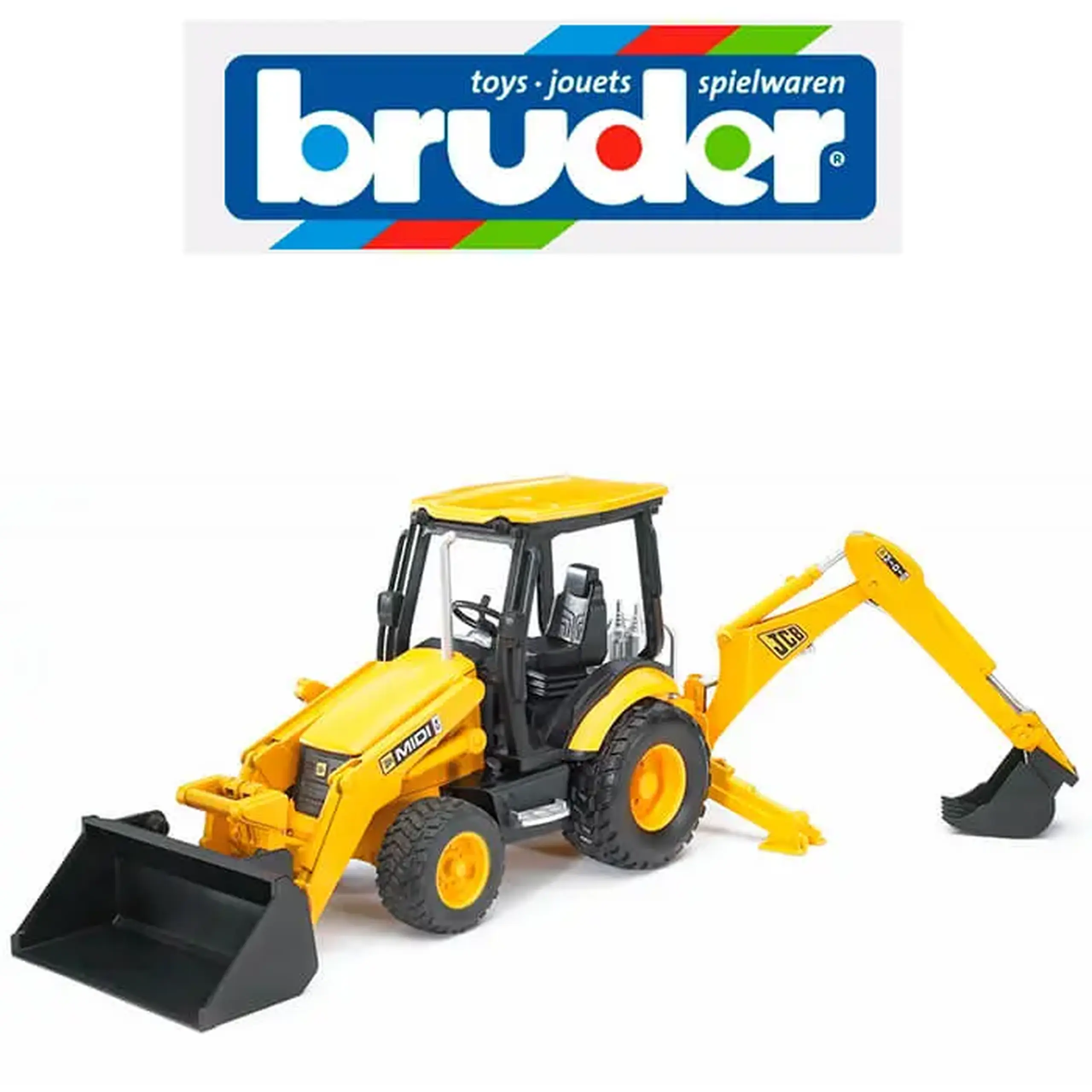 Tractor JCB MIDI CX cu încărcător frontal și lamă 02427
