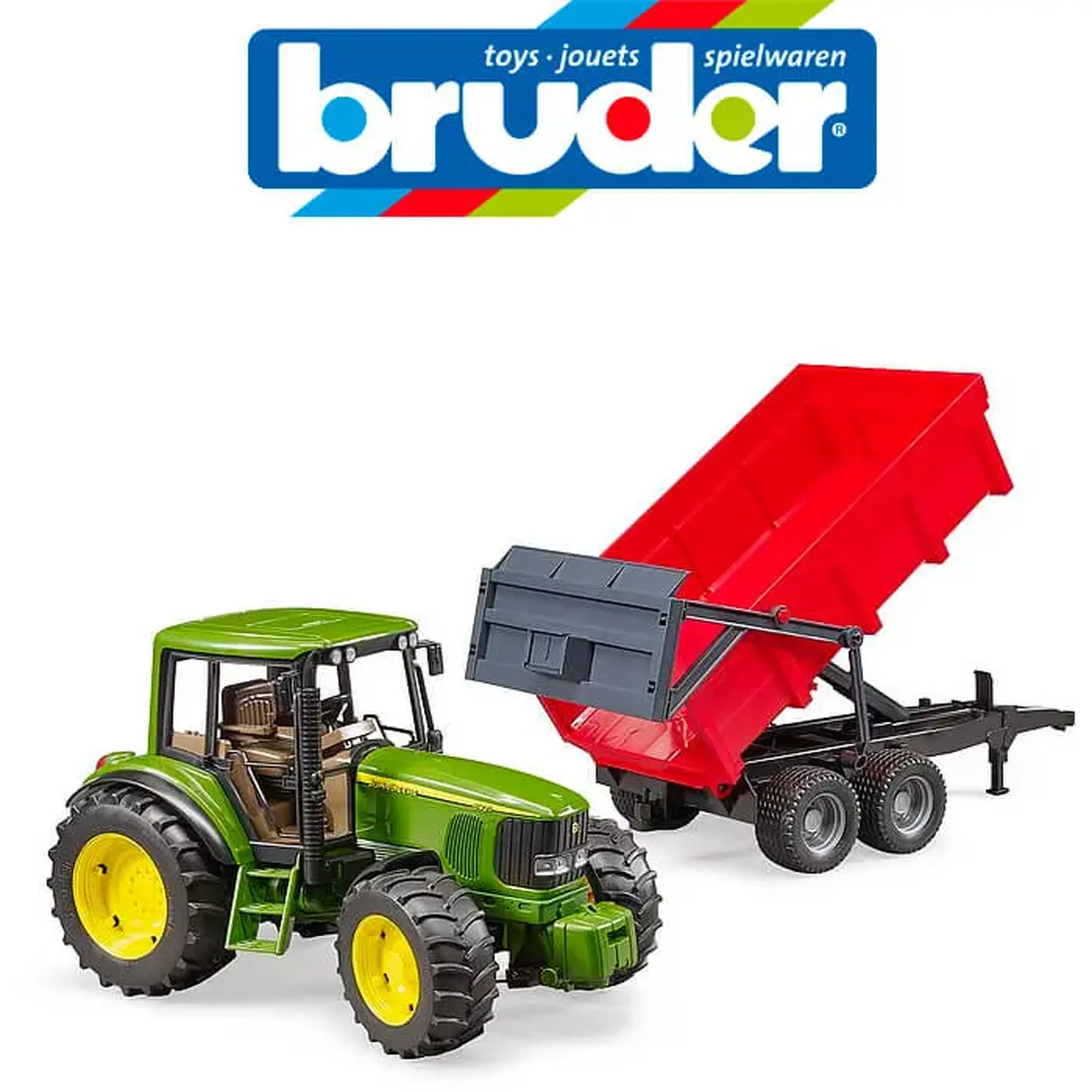 Tractor JOHN DEERE 6920 + remorcă basculantă 02057
