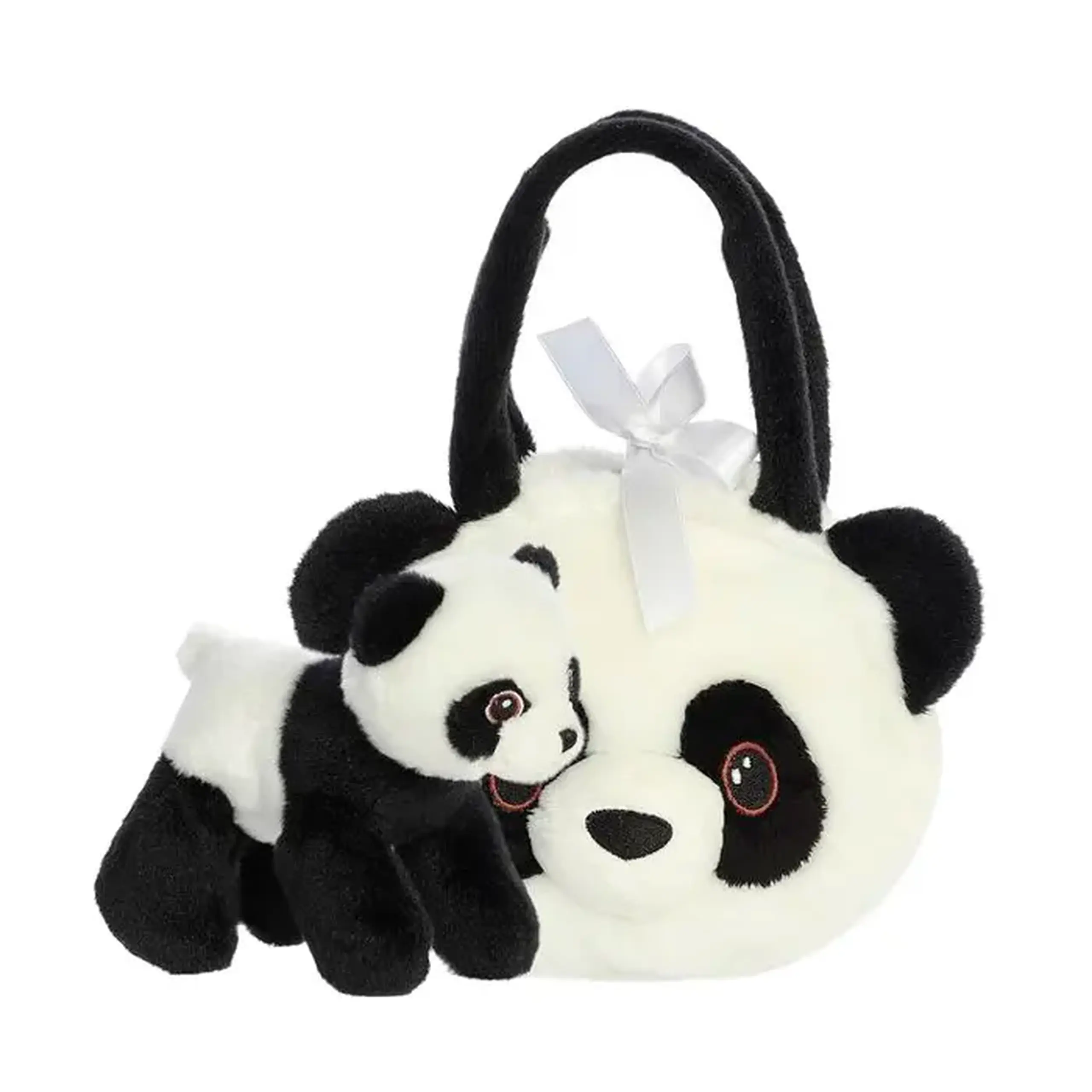 Jucarie moale Panda in geanta 20cm 220897C