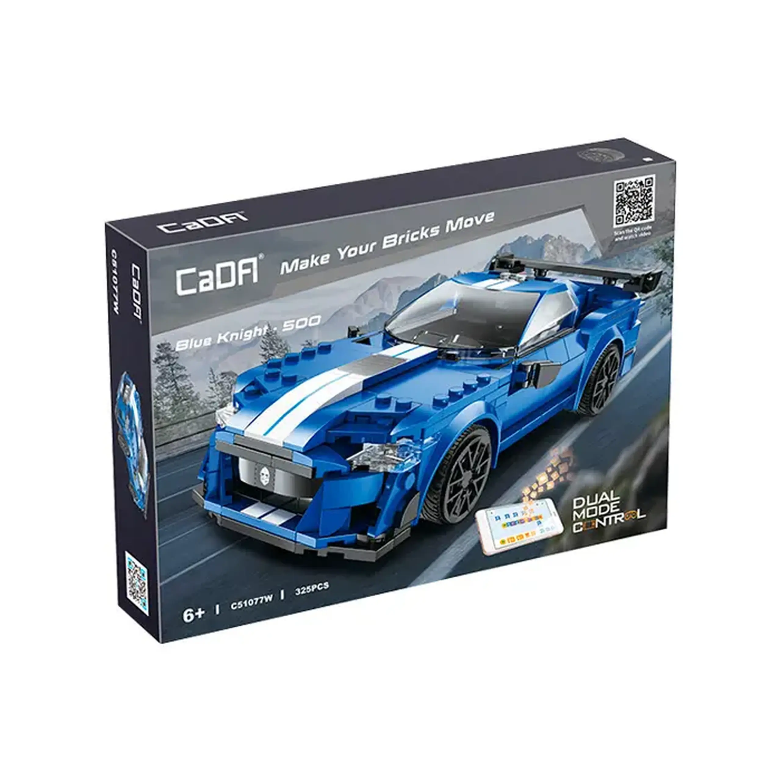 Constructor cu telecomanda CaDa Blue Knight C51077W