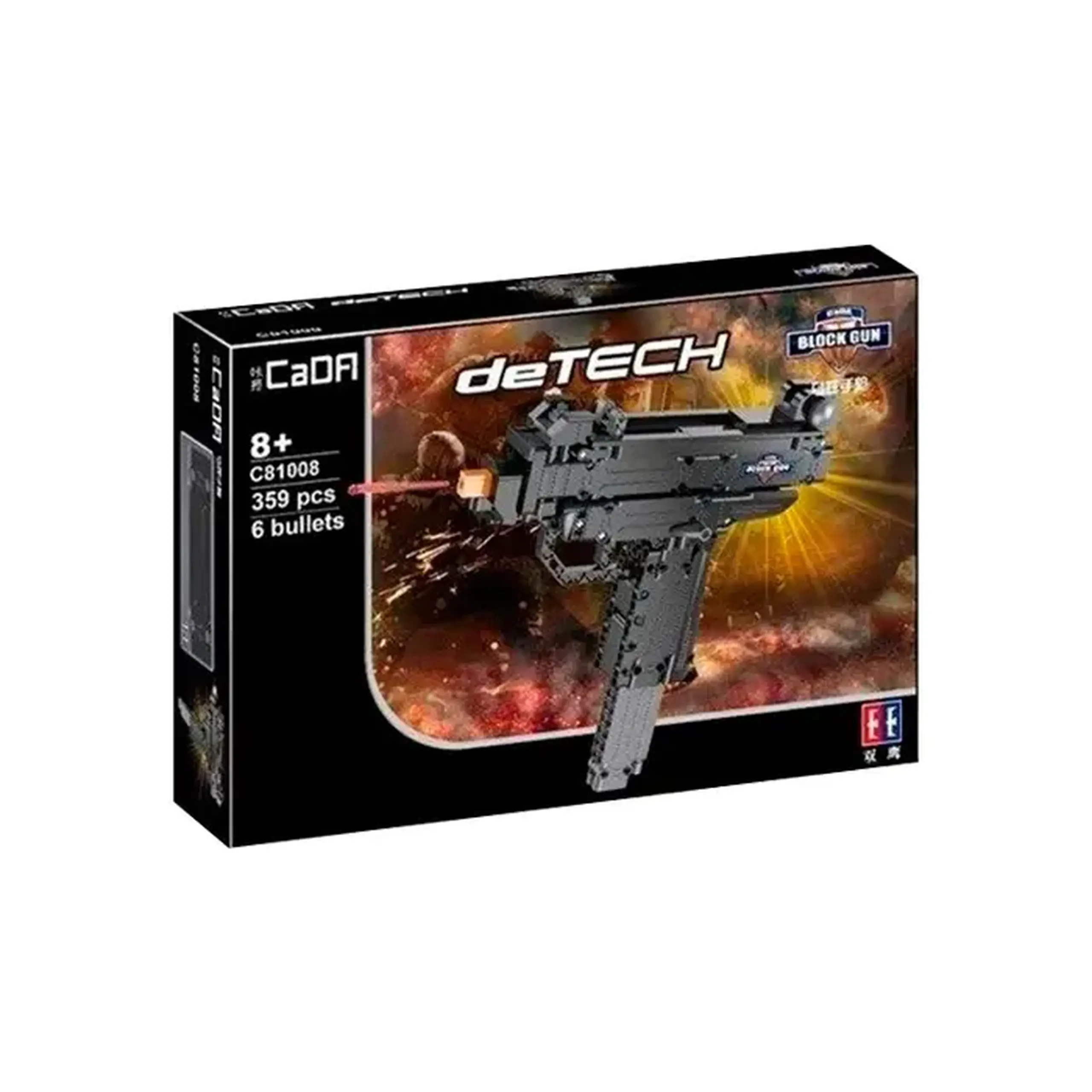 Set de constructie CaDa Arma Micro UZI C81008W