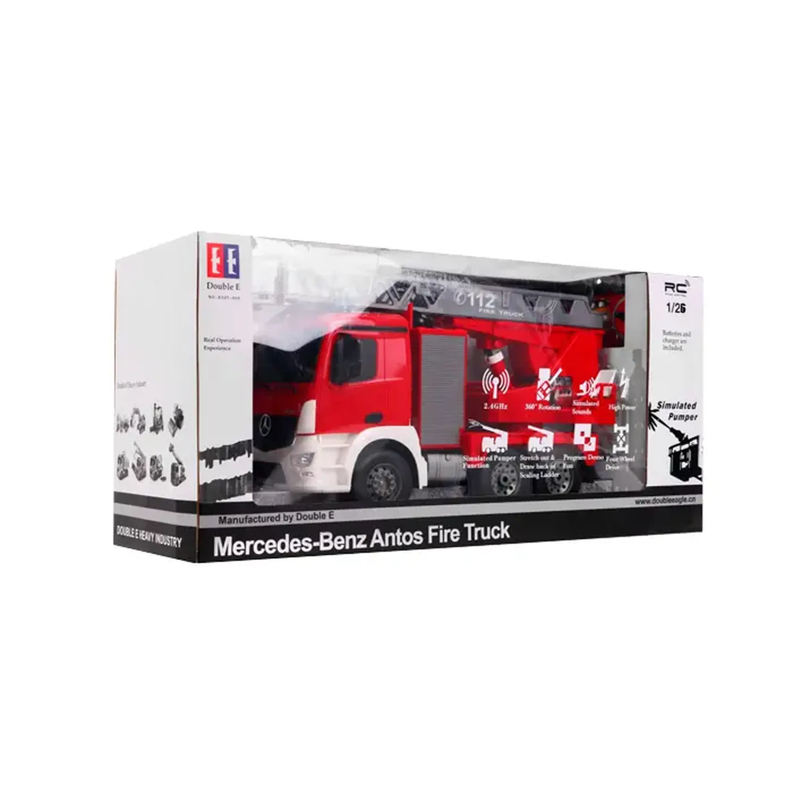 Camion de pompieri cu telecomanda MB Antos E677-003