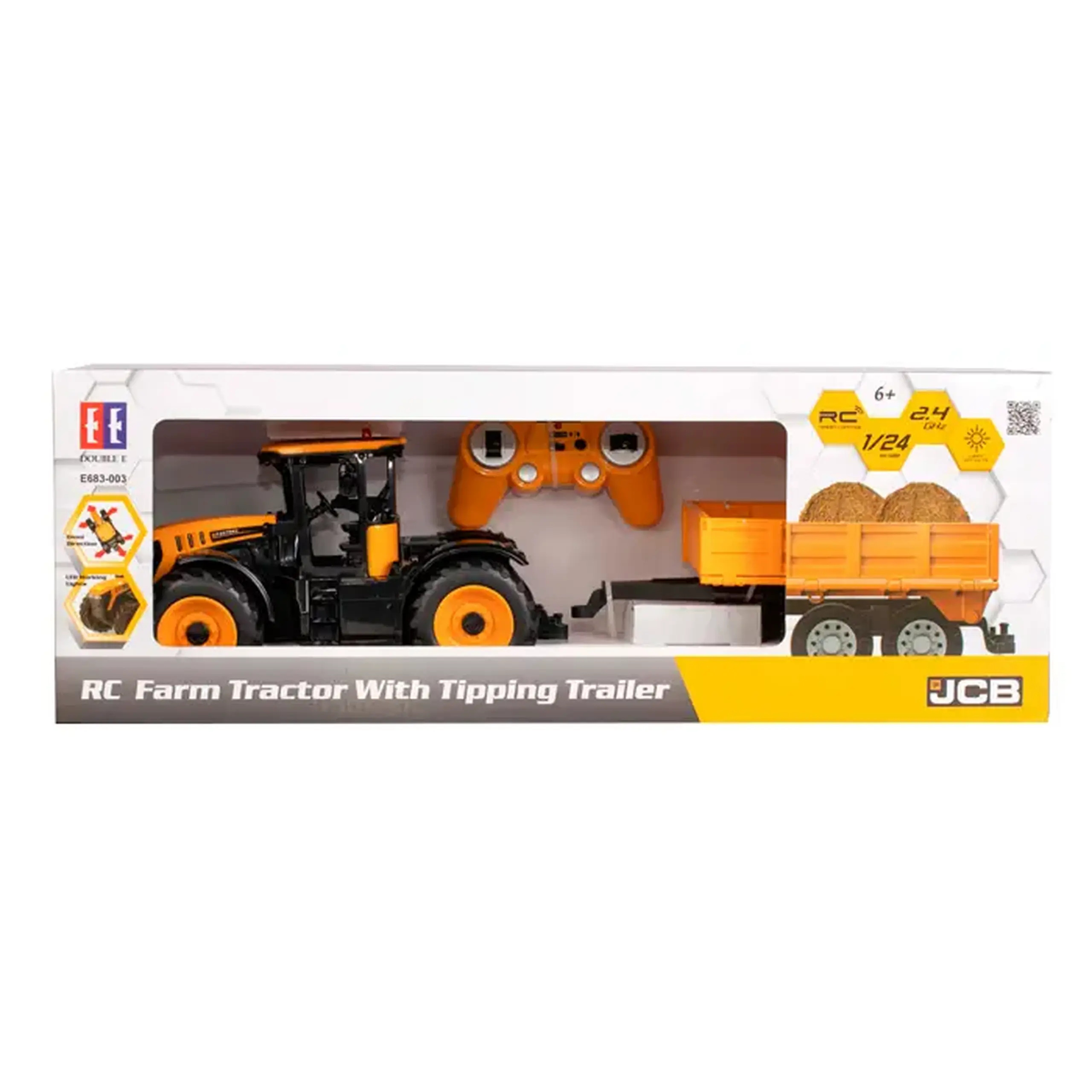 Tractor cu remorca cu telecomanda JCB E683-003
