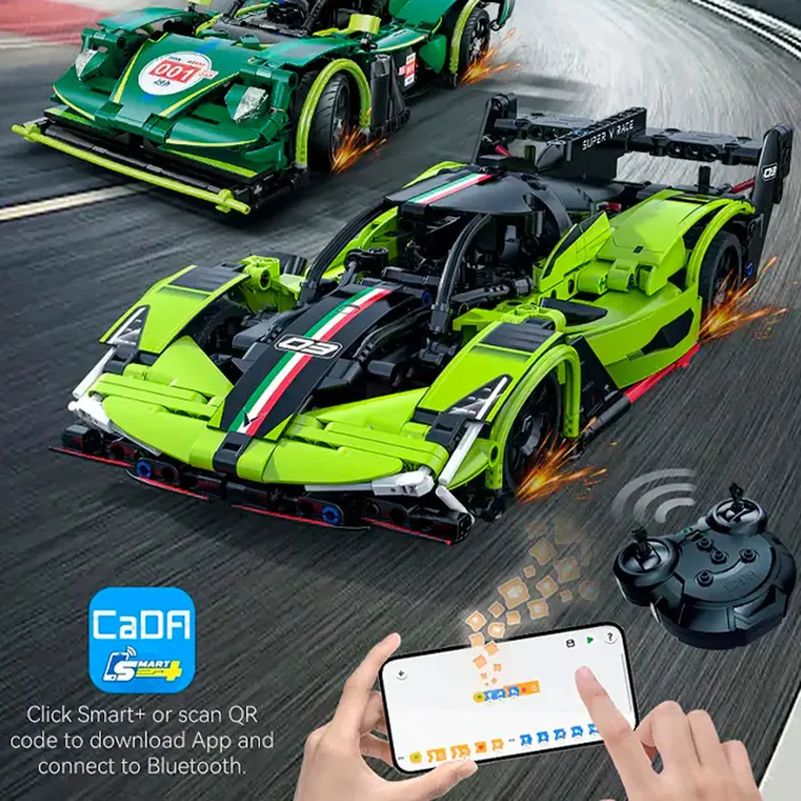 Constructor cu R/C CaDa Fantasy Wings C51303W
