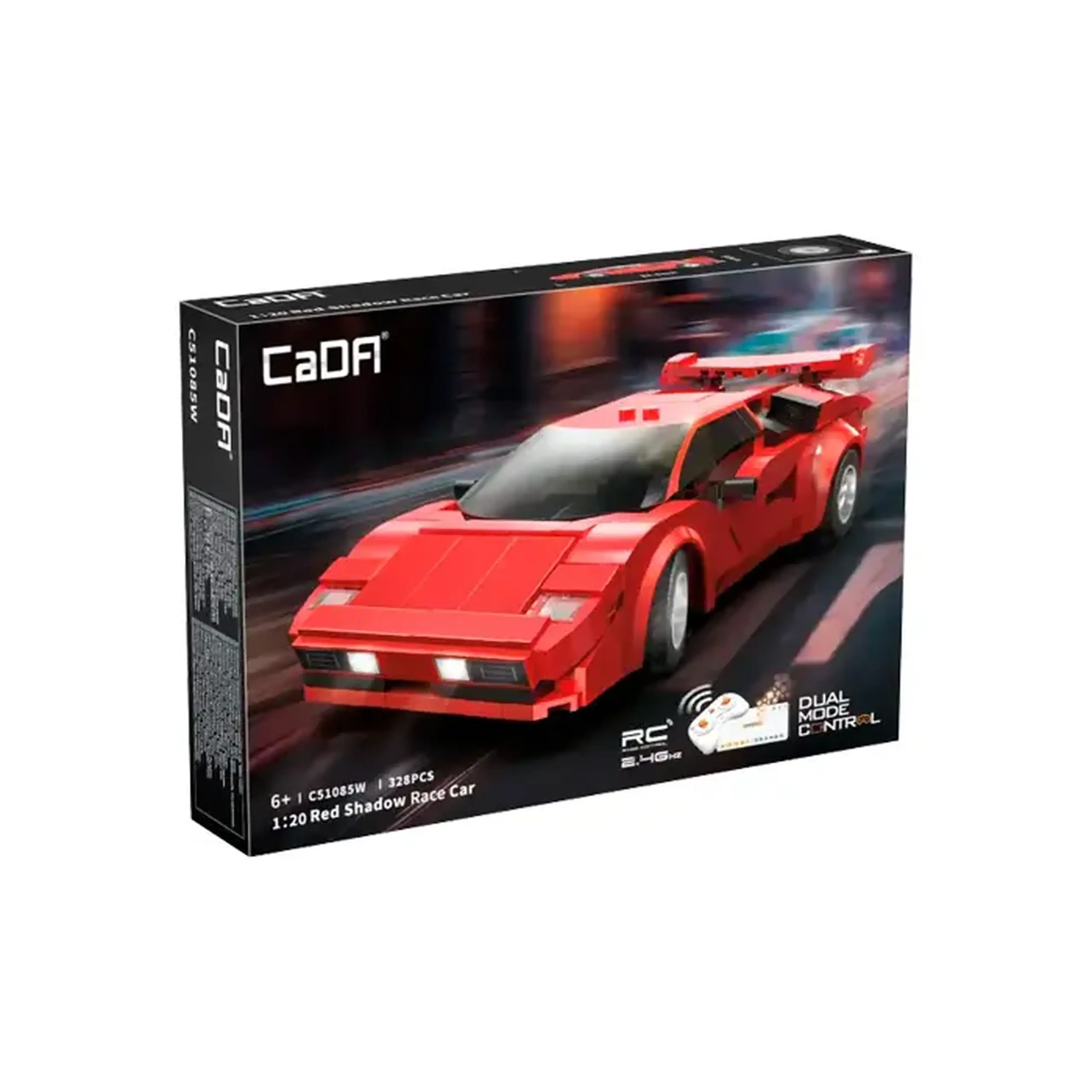 Constructor cu R/C CaDa Red Shadow Race Car C51085W