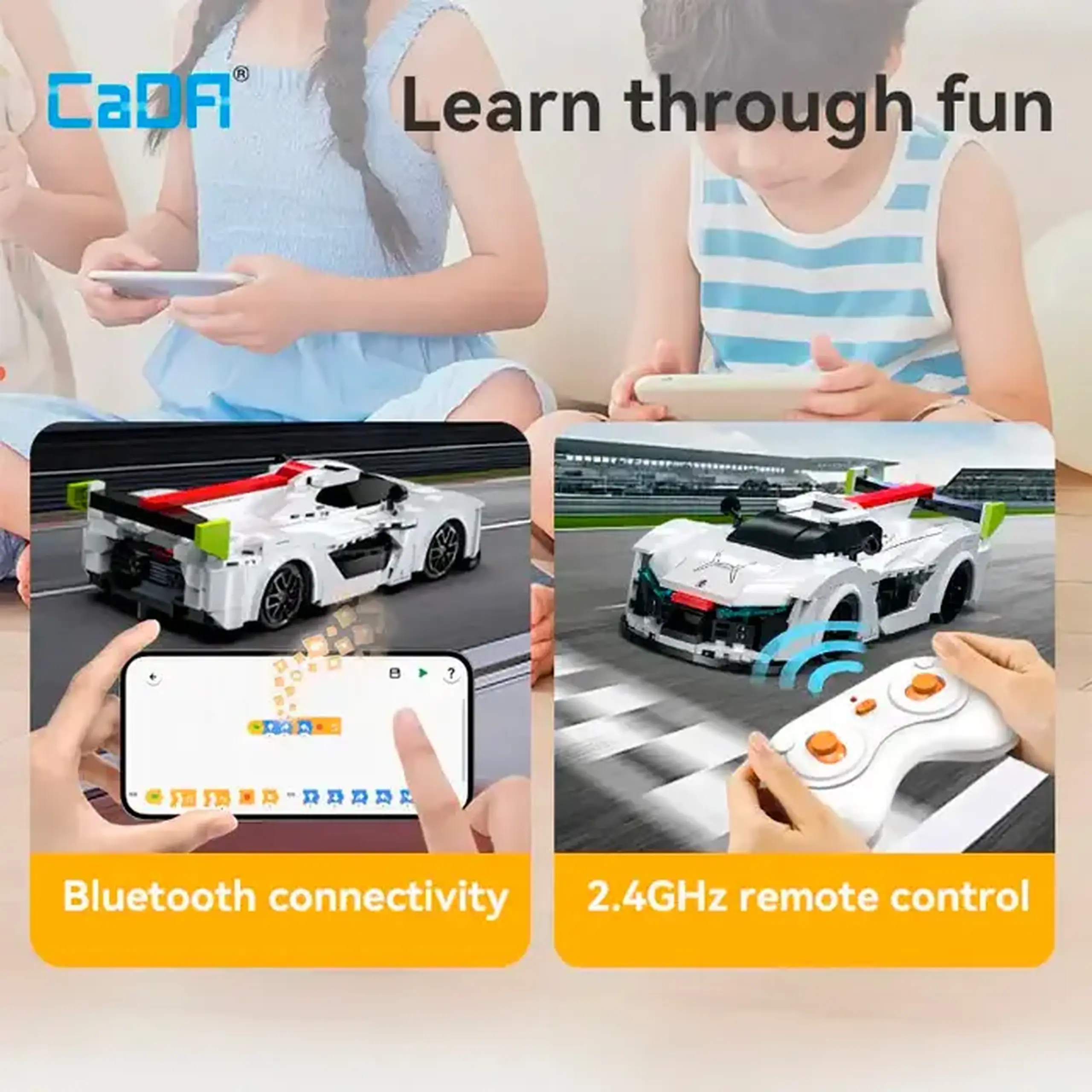 Constructor cu R/C CaDa Pininfarina-H2 Speed C51090W