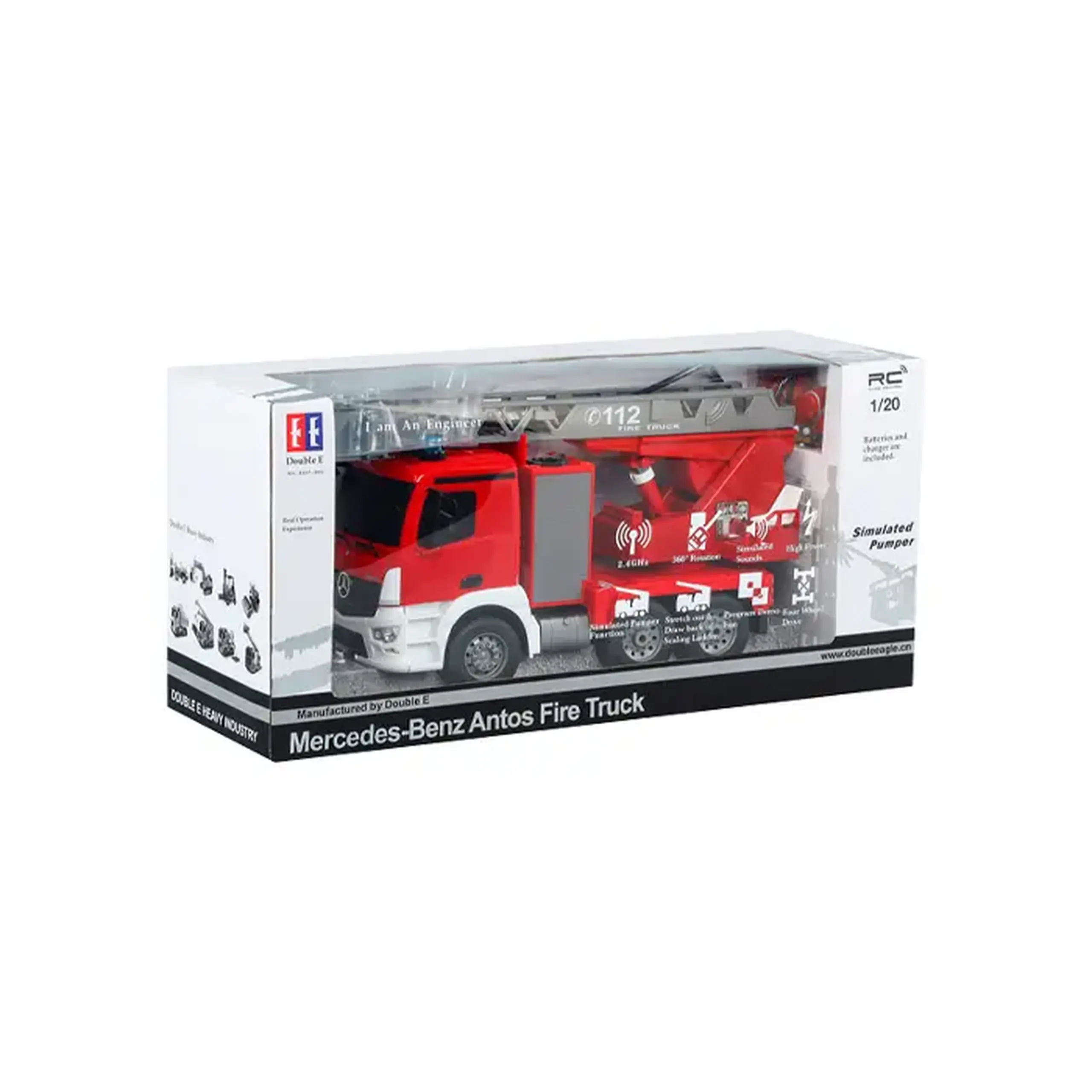 Camion de pompieri R/C DoubleE "MB Antos" E527-003
