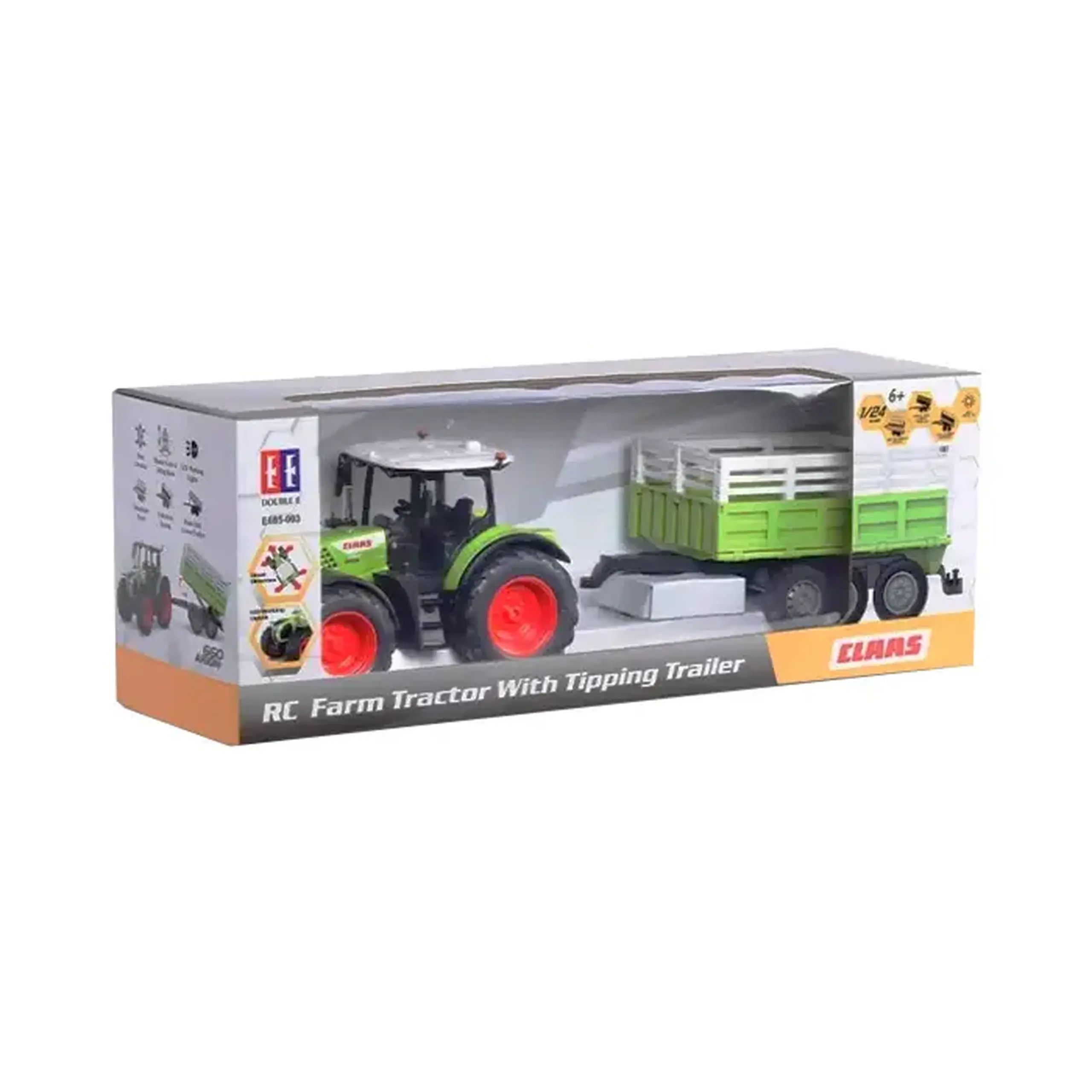 Tractor cu remorca R/C DoubleE "Claas Arion 660" E685-003
