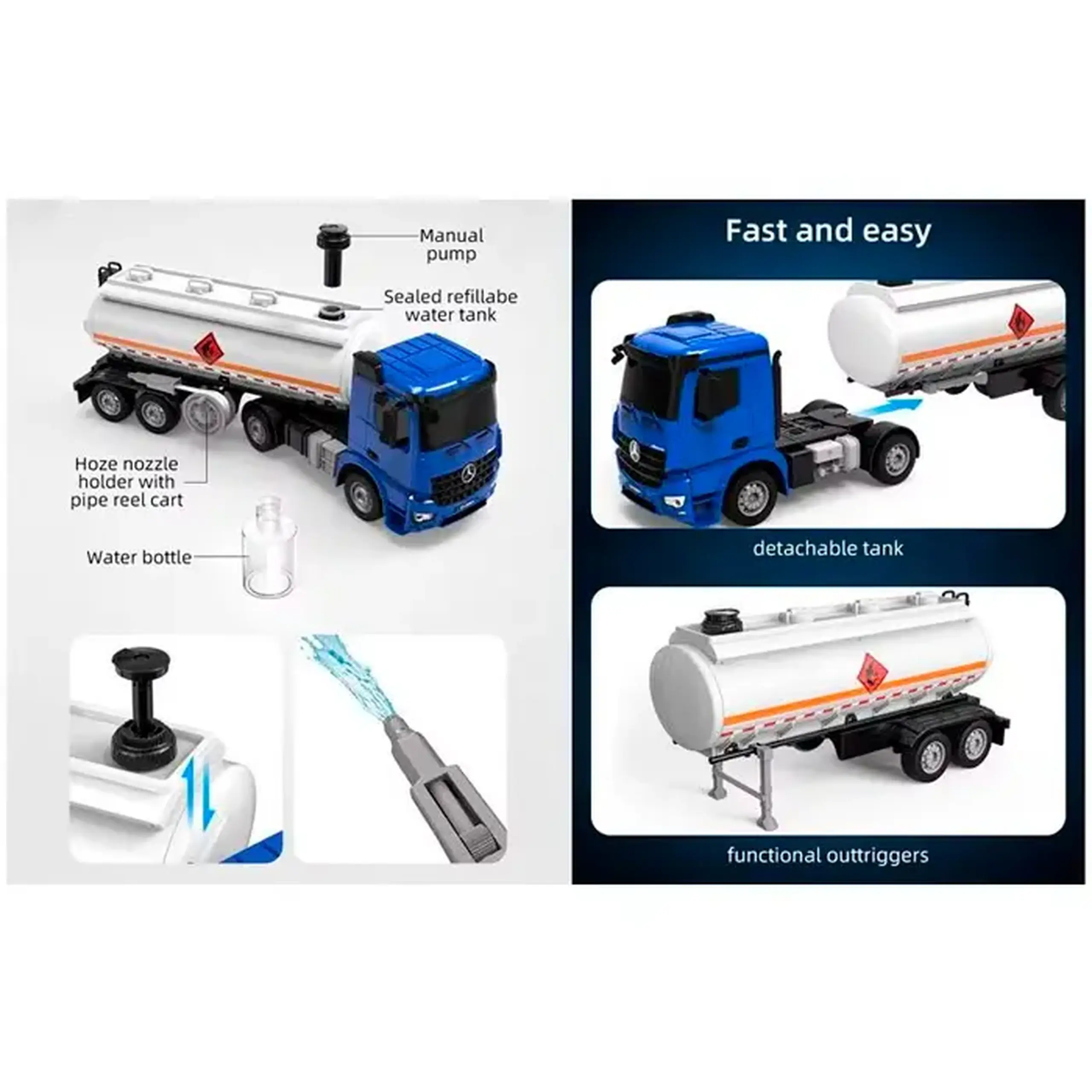 Camion cu cisterna R/C DoubleE "MB Arocs" E584-003