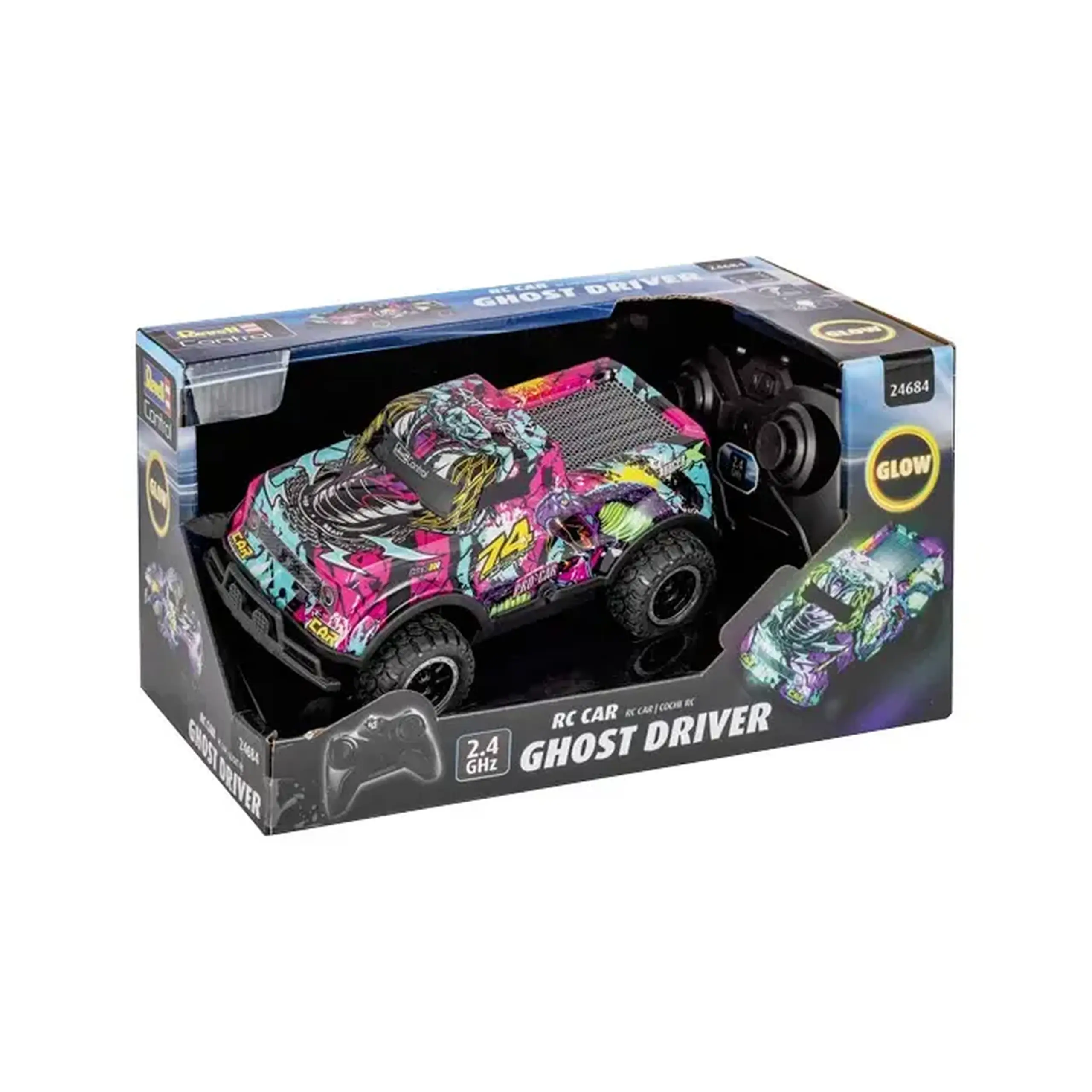 Masina cu telecomanda Ghost Driver Purple 24684
